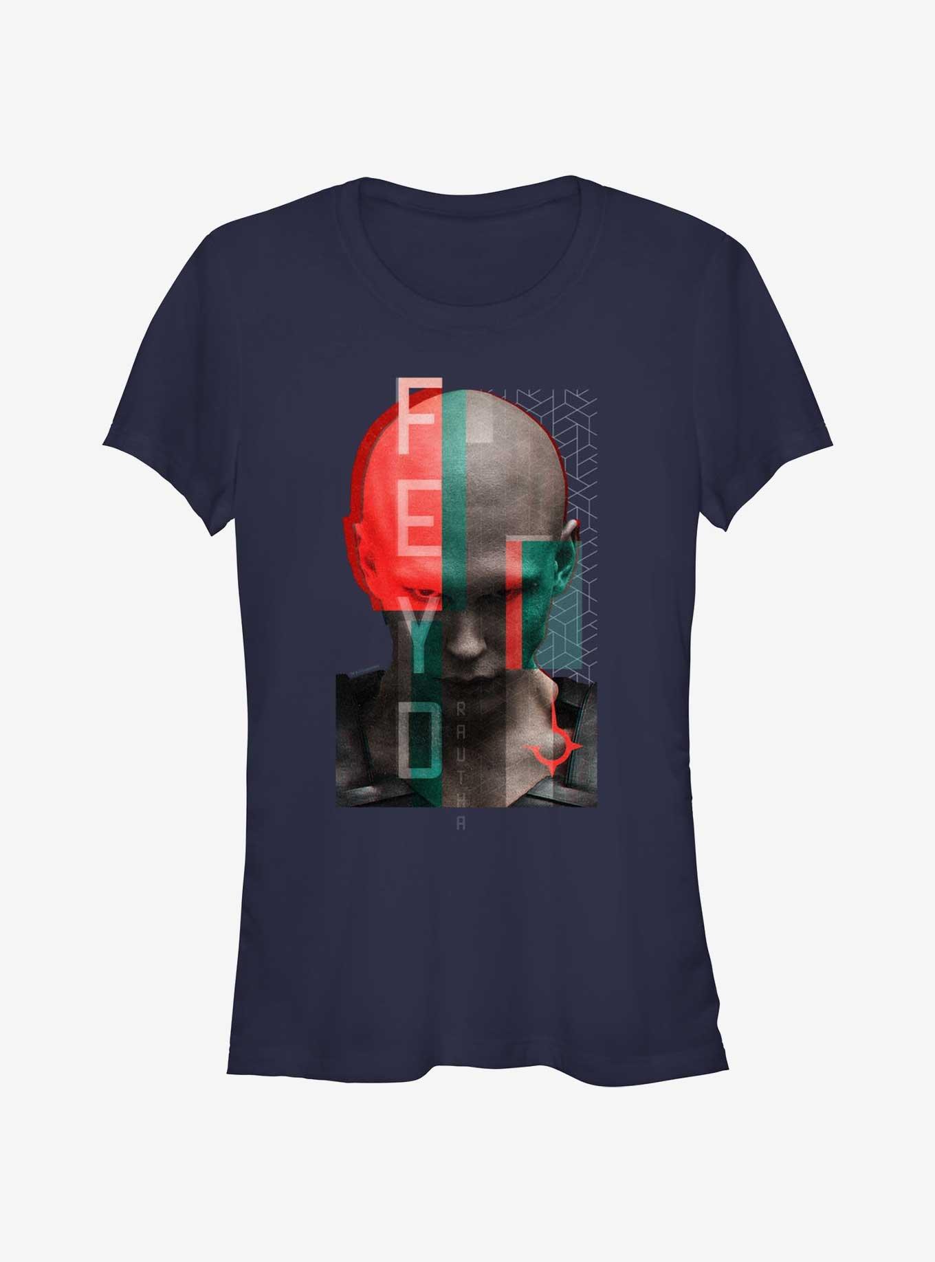 Dune: Part Two Feyd Bust Girls T-Shirt, NAVY, hi-res