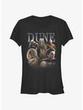 Dune: Part Two Character Retro Poster Girls T-Shirt, BLACK, hi-res