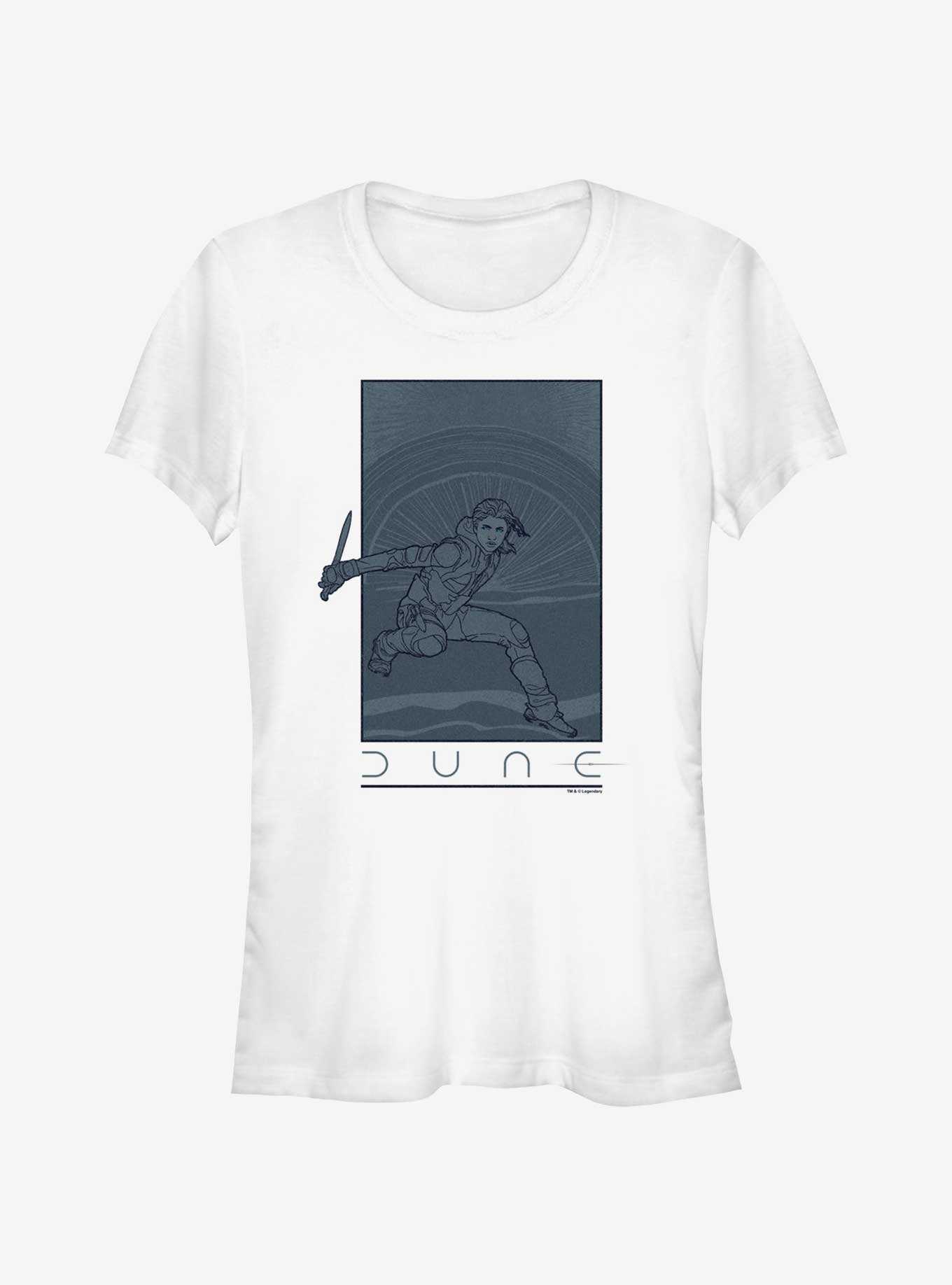 Dune: Part Two Chani Retro Illustration Girls T-Shirt, , hi-res