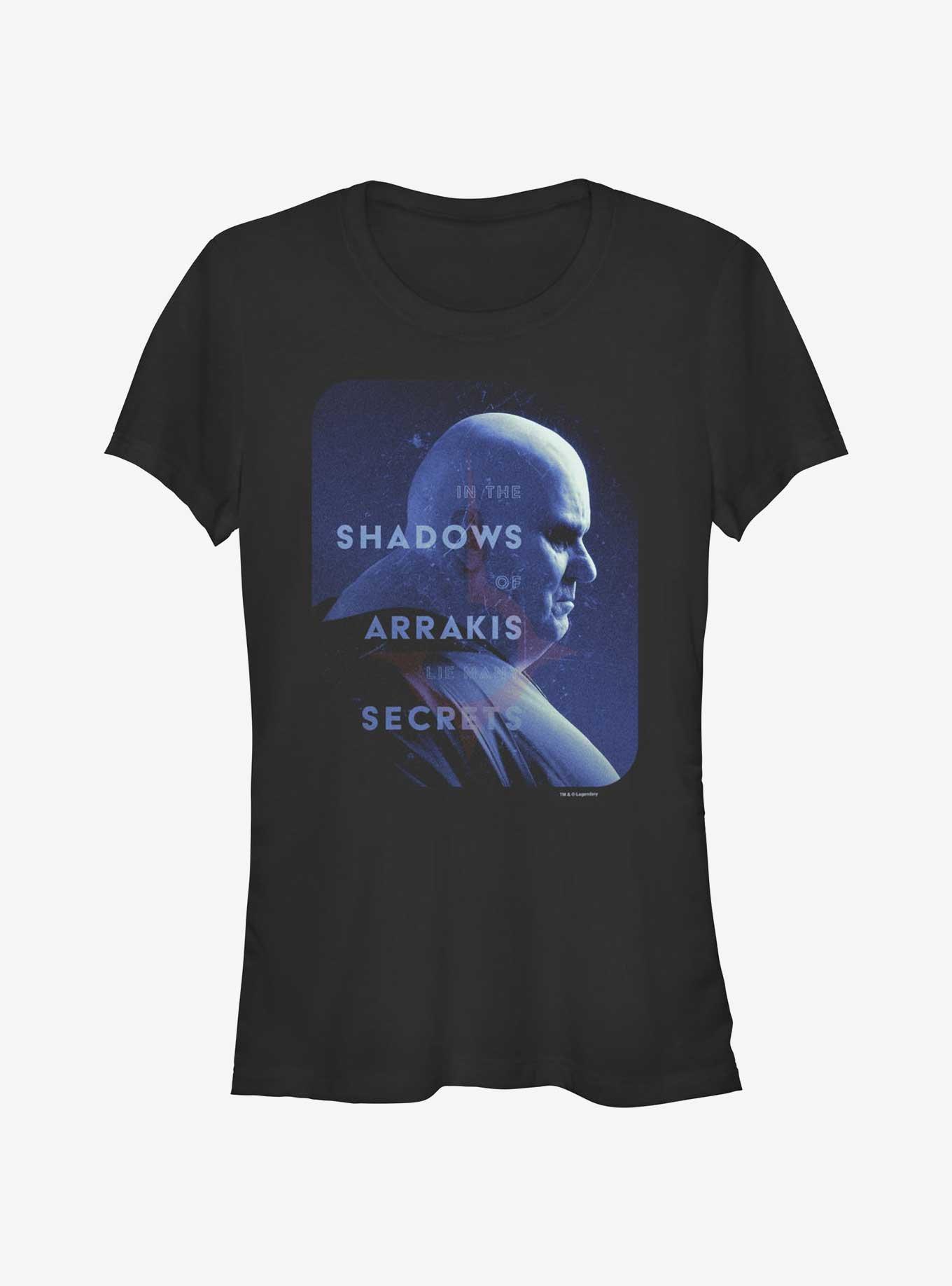Dune: Part Two Baron Secrets Shadows Girls T-Shirt, BLACK, hi-res