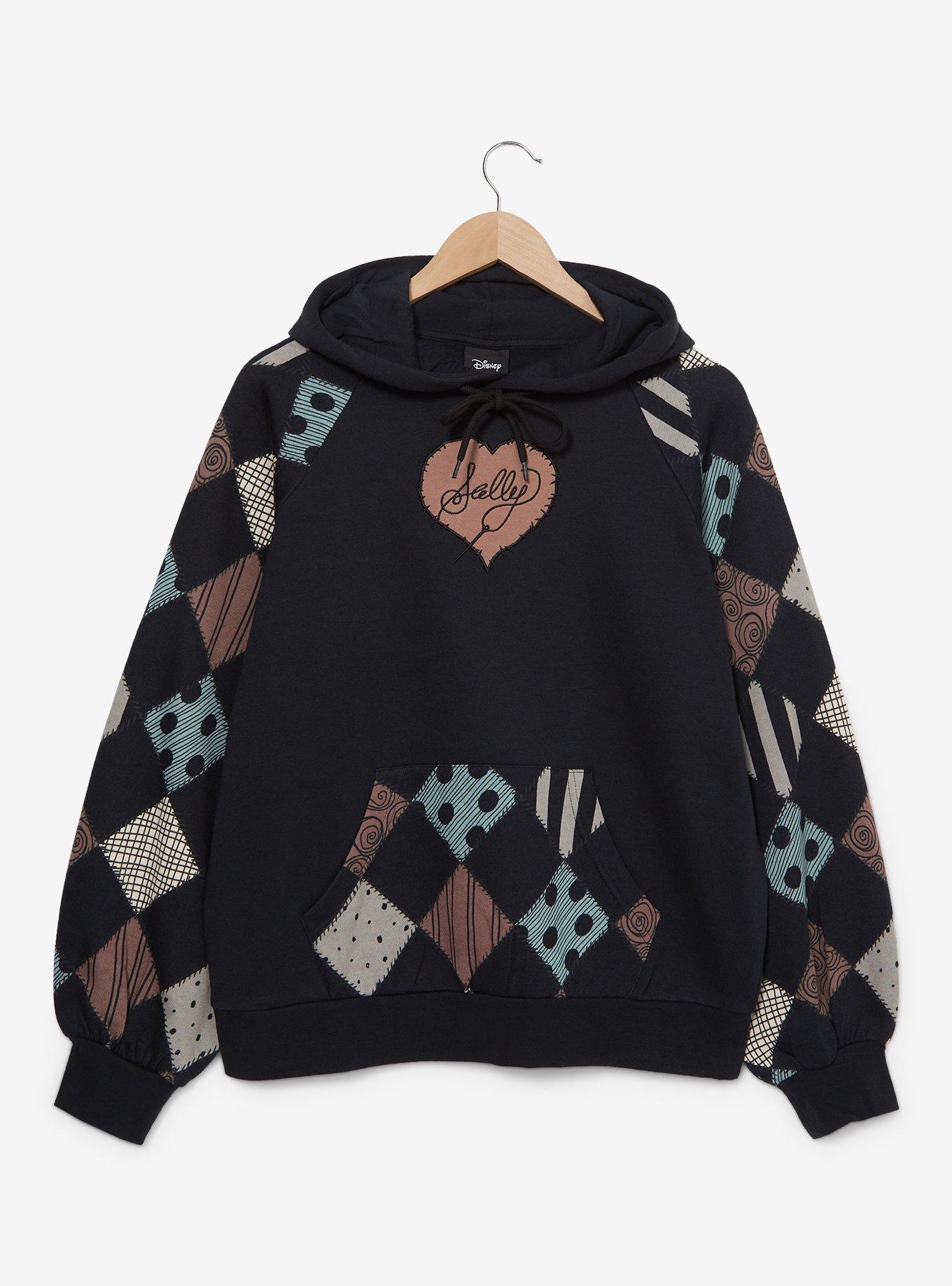 The Nightmare Before Christmas Sally Patterned Color-Block Hoodie 