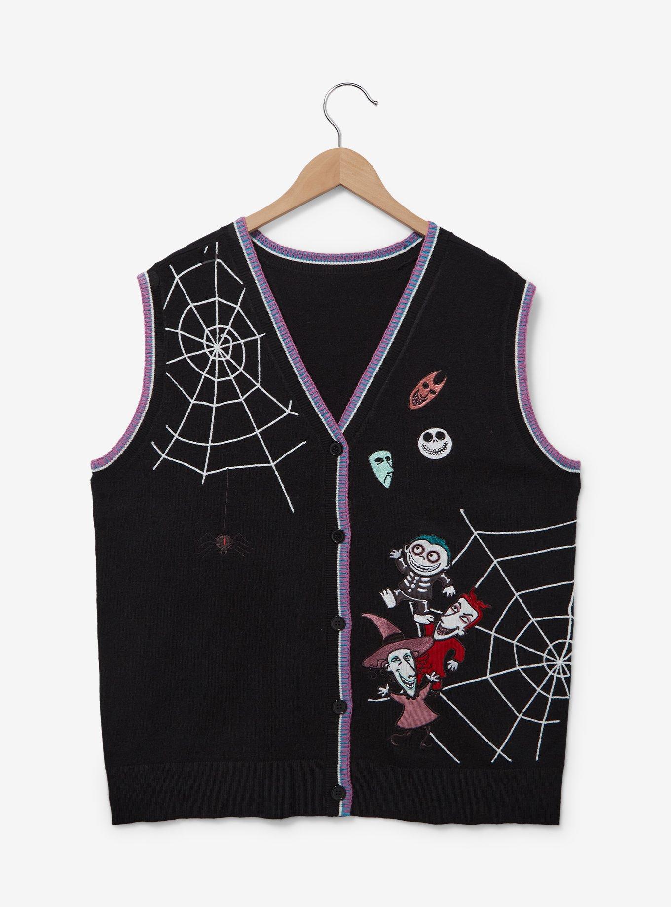 Her Universe The Nightmare Before Christmas Lock Shock & Barrel Vest Plus Size, MULTI, hi-res