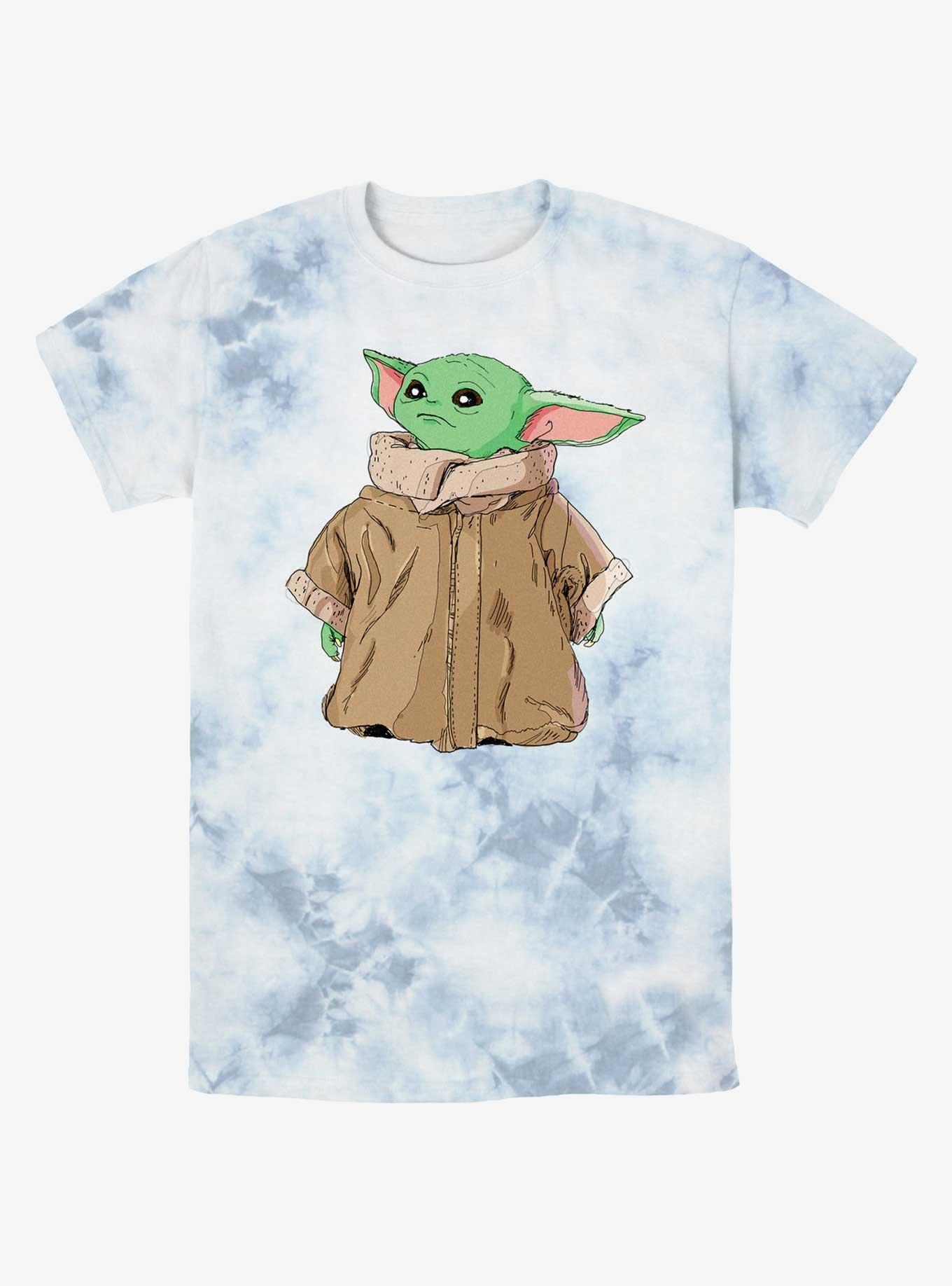 Star Wars The Mandalorian Grogu Look Tie-Dye T-Shirt, , hi-res