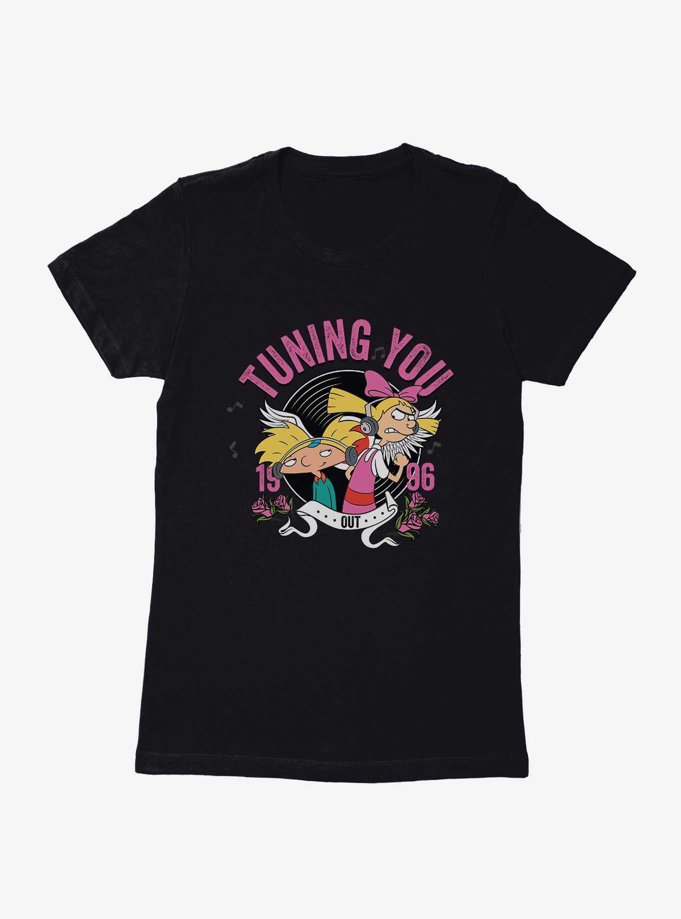 Hey Arnold! Tuning You Out 1996 Womens T-Shirt, , hi-res