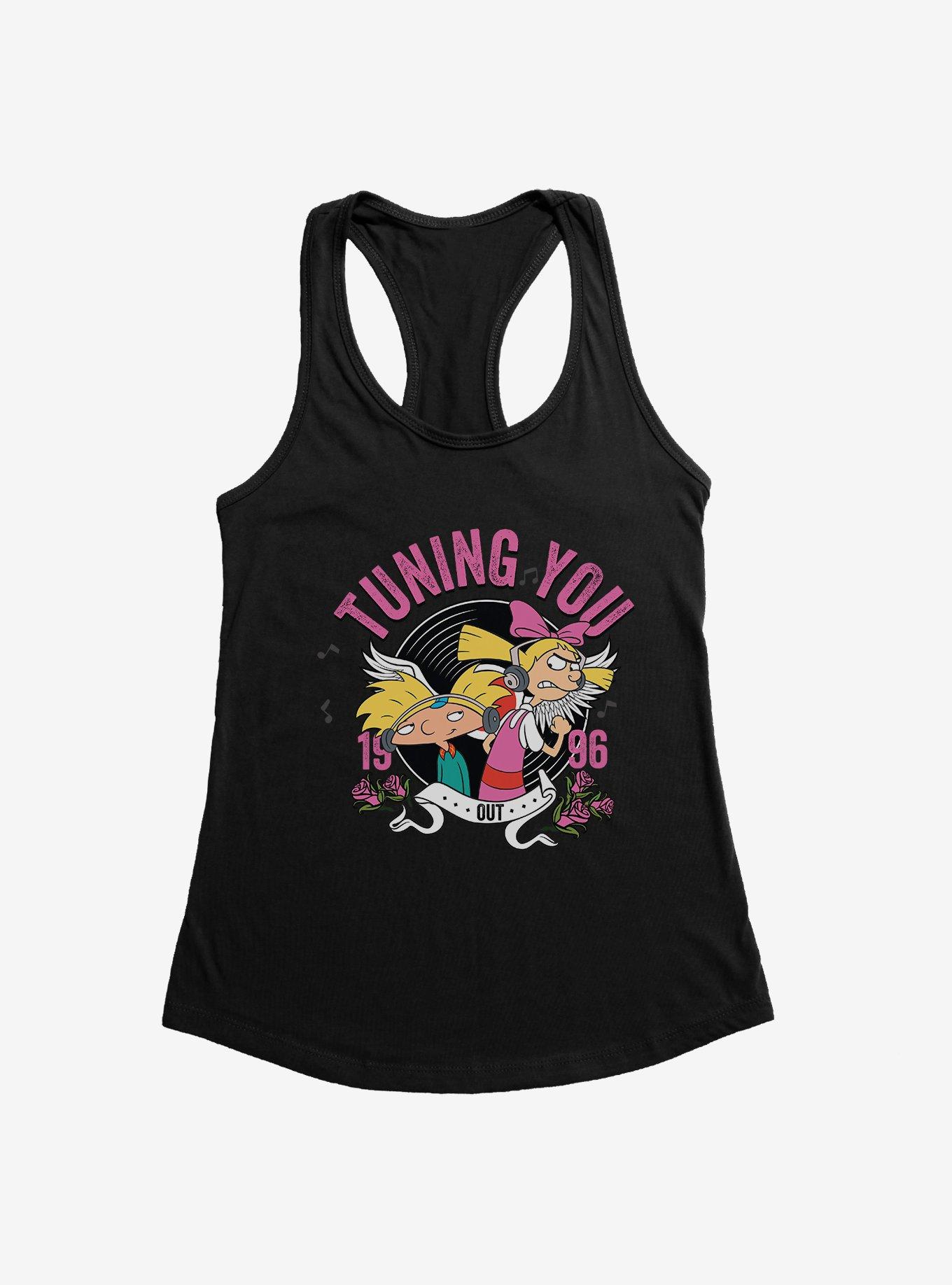 Hey Arnold! Tuning You Out 1996 Womens Tank Top, , hi-res