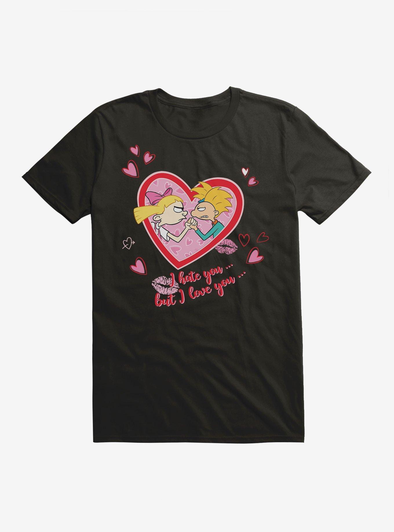 Hey Arnold! I Hate You? But I Love You? T-Shirt, , hi-res