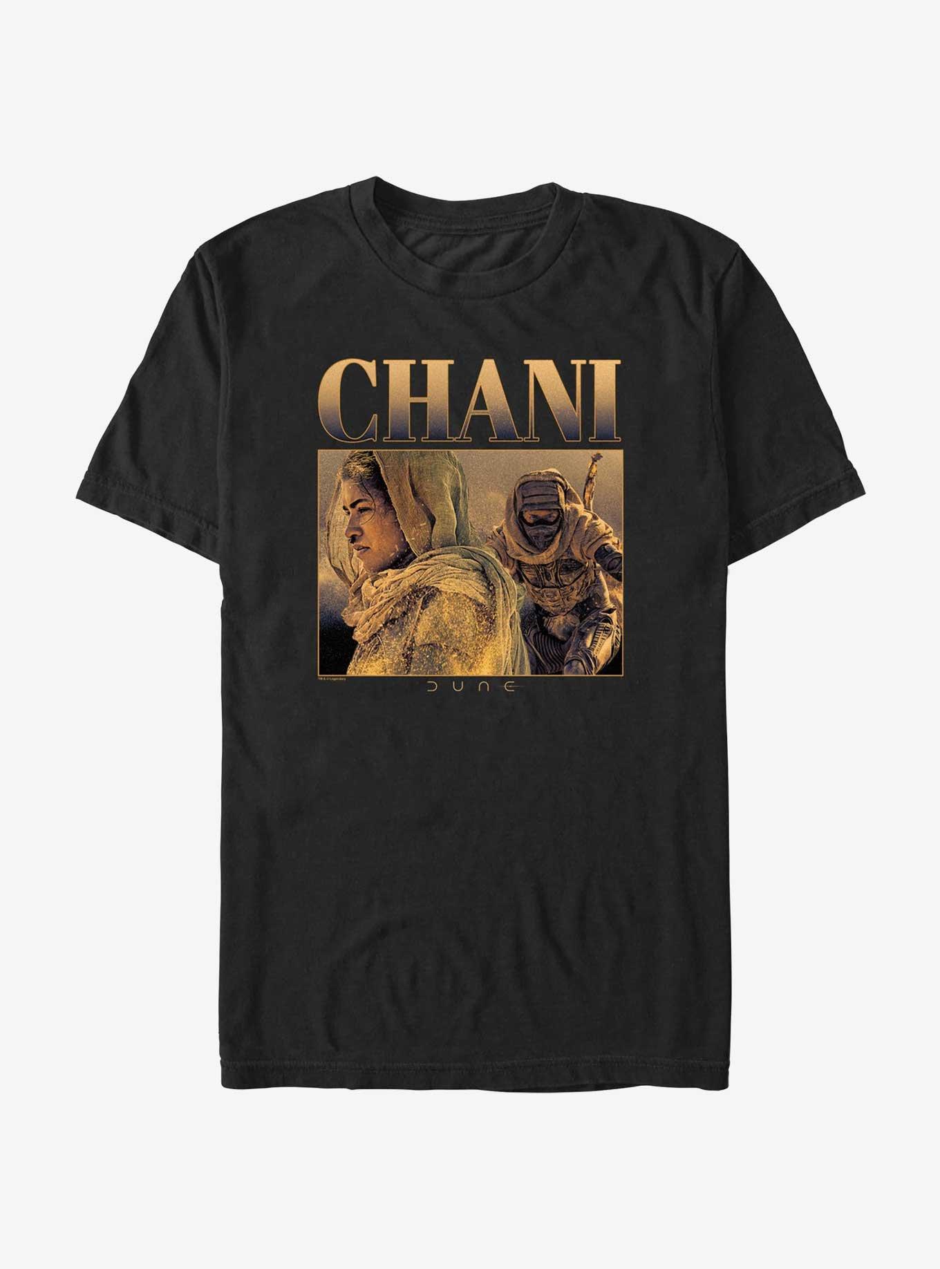 Dune: Part Two Chani Retro Panel T-Shirt, BLACK, hi-res