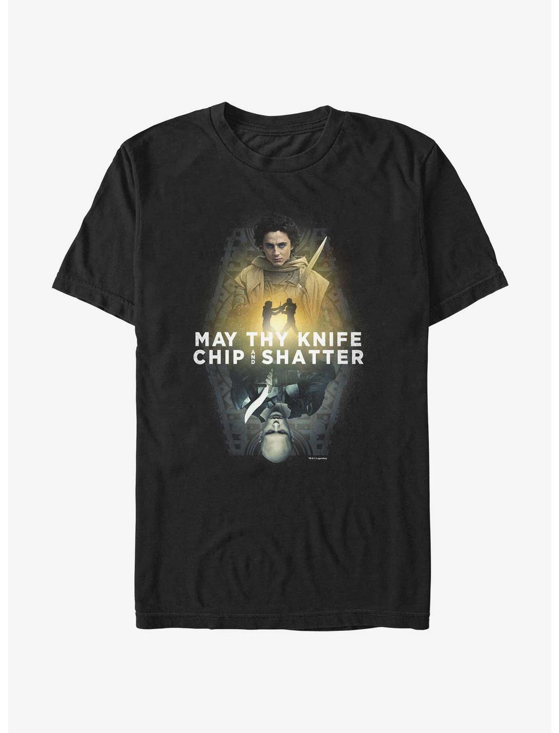 Dune: Part Two Knife Chip And Shatter T-Shirt, BLACK, hi-res