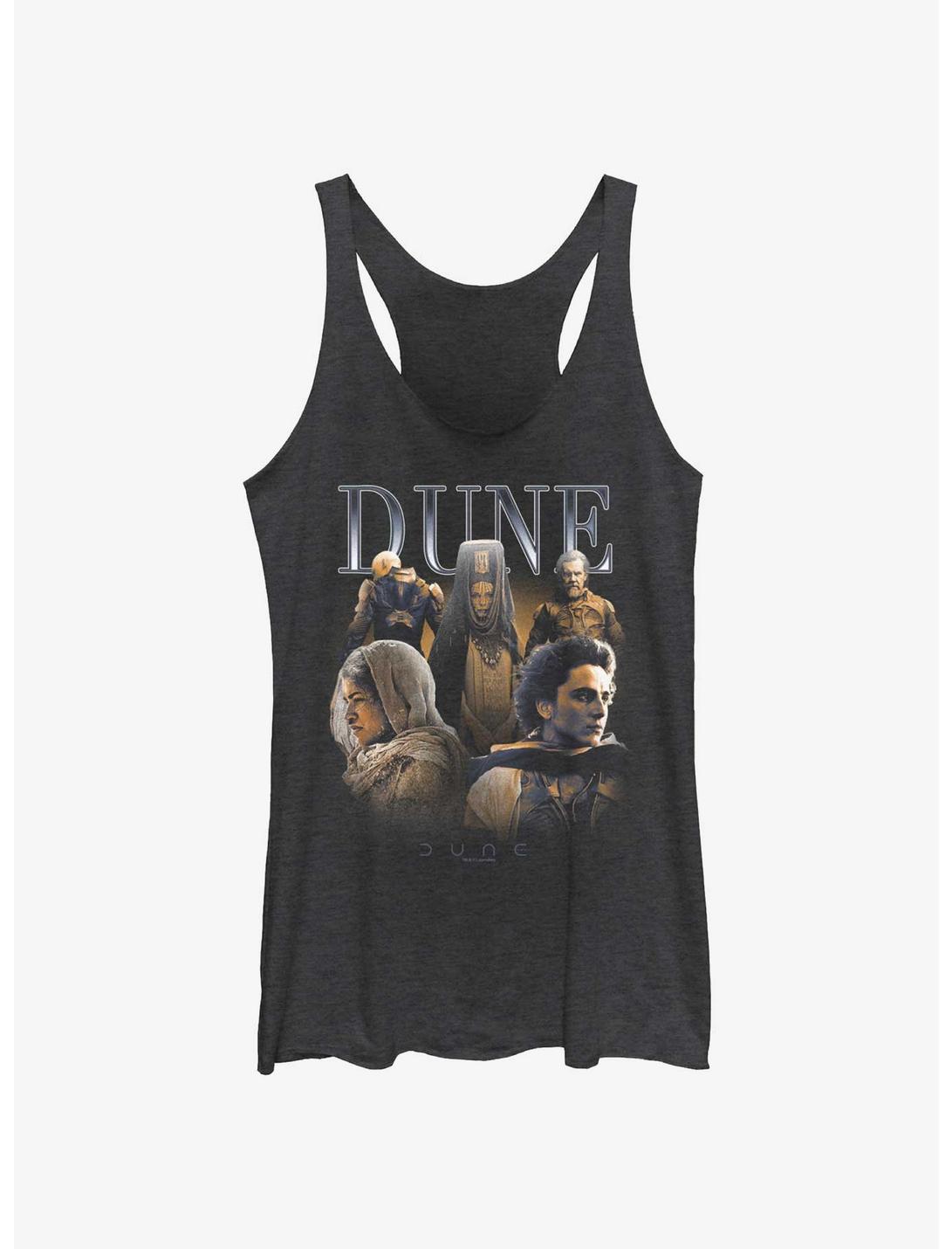 Dune: Part Two Character Retro Poster Girls Tank, BLK HTR, hi-res