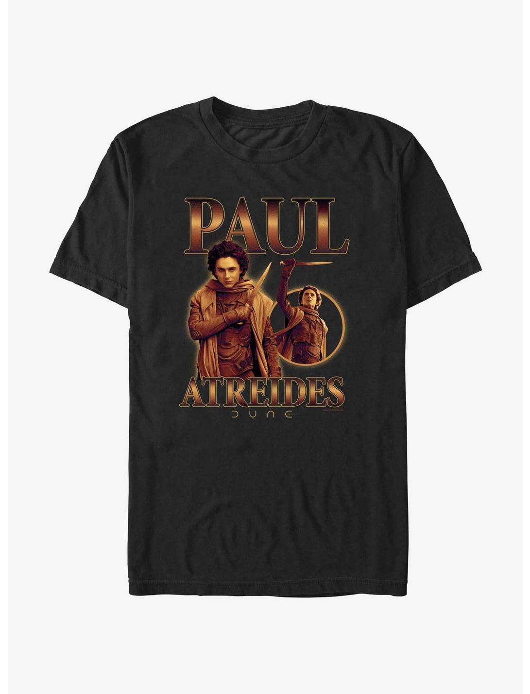 Dune: Part Two Paul Atreides Retro T-Shirt, BLACK, hi-res