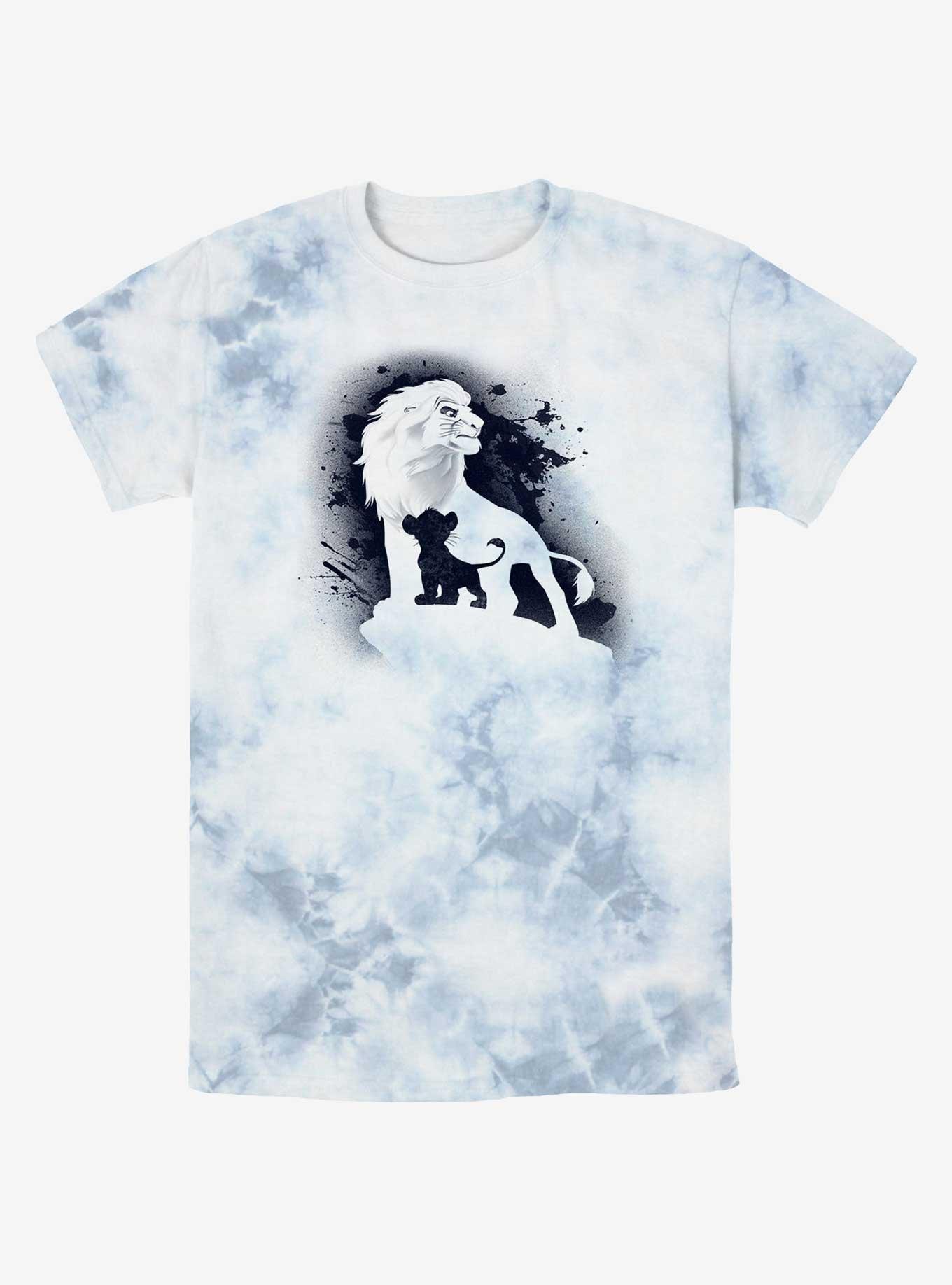 Disney The Lion King Future King Silhouette Tie-Dye T-Shirt, WHITEBLUE, hi-res