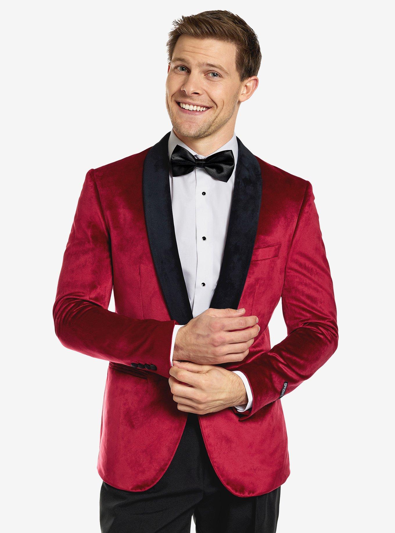 Burgundy shop evening jacket