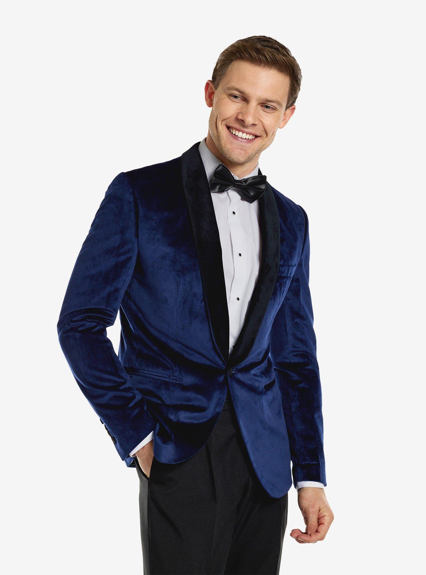 Deep Blue Dinner Jacket, BLUE, hi-res