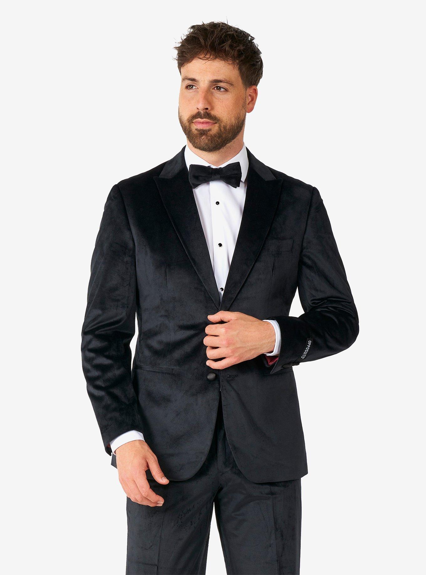 Midnight Black Velvet Tuxedo, , hi-res
