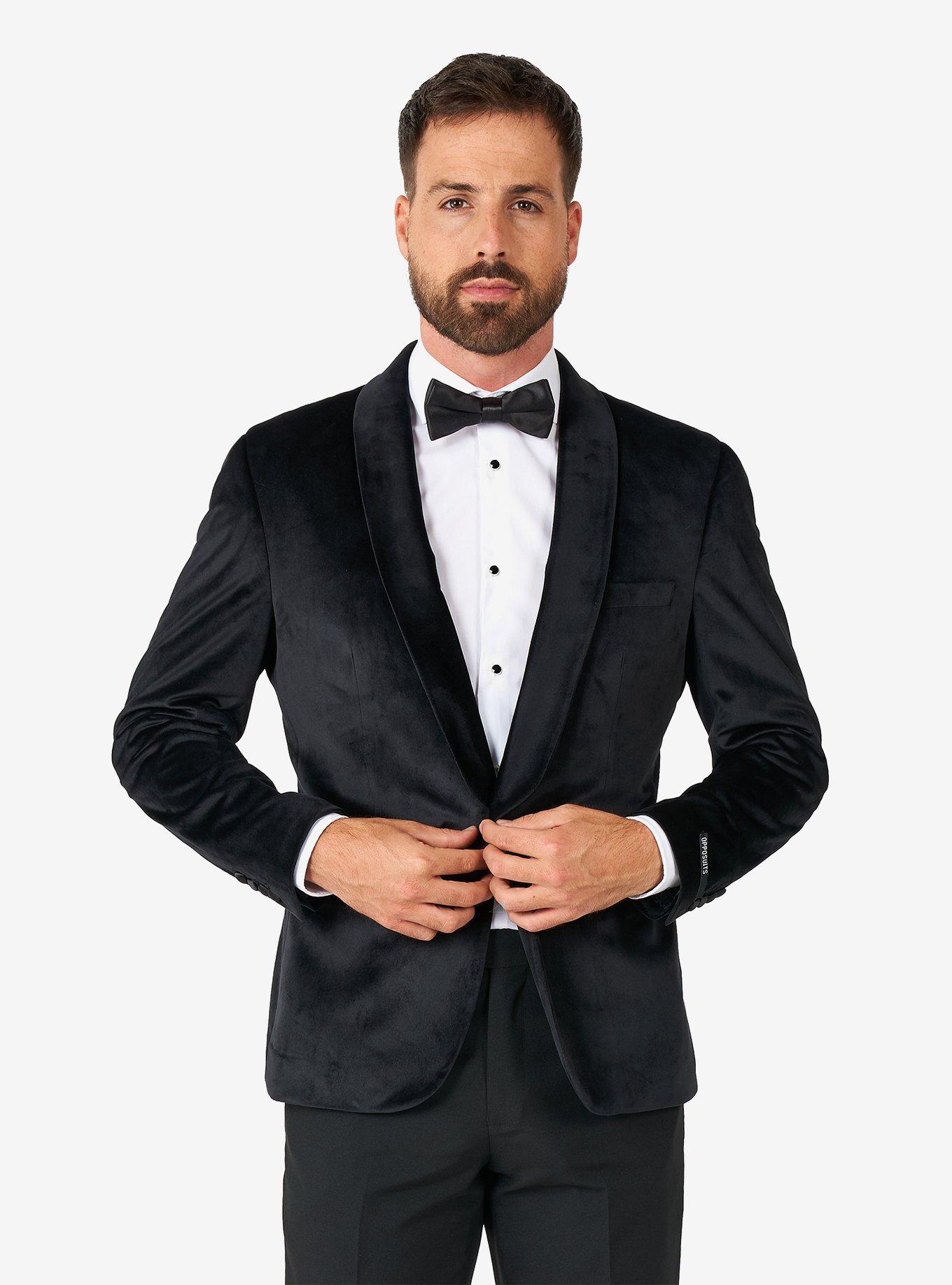 Jet Set Black Dinner Jacket, BLACK, hi-res