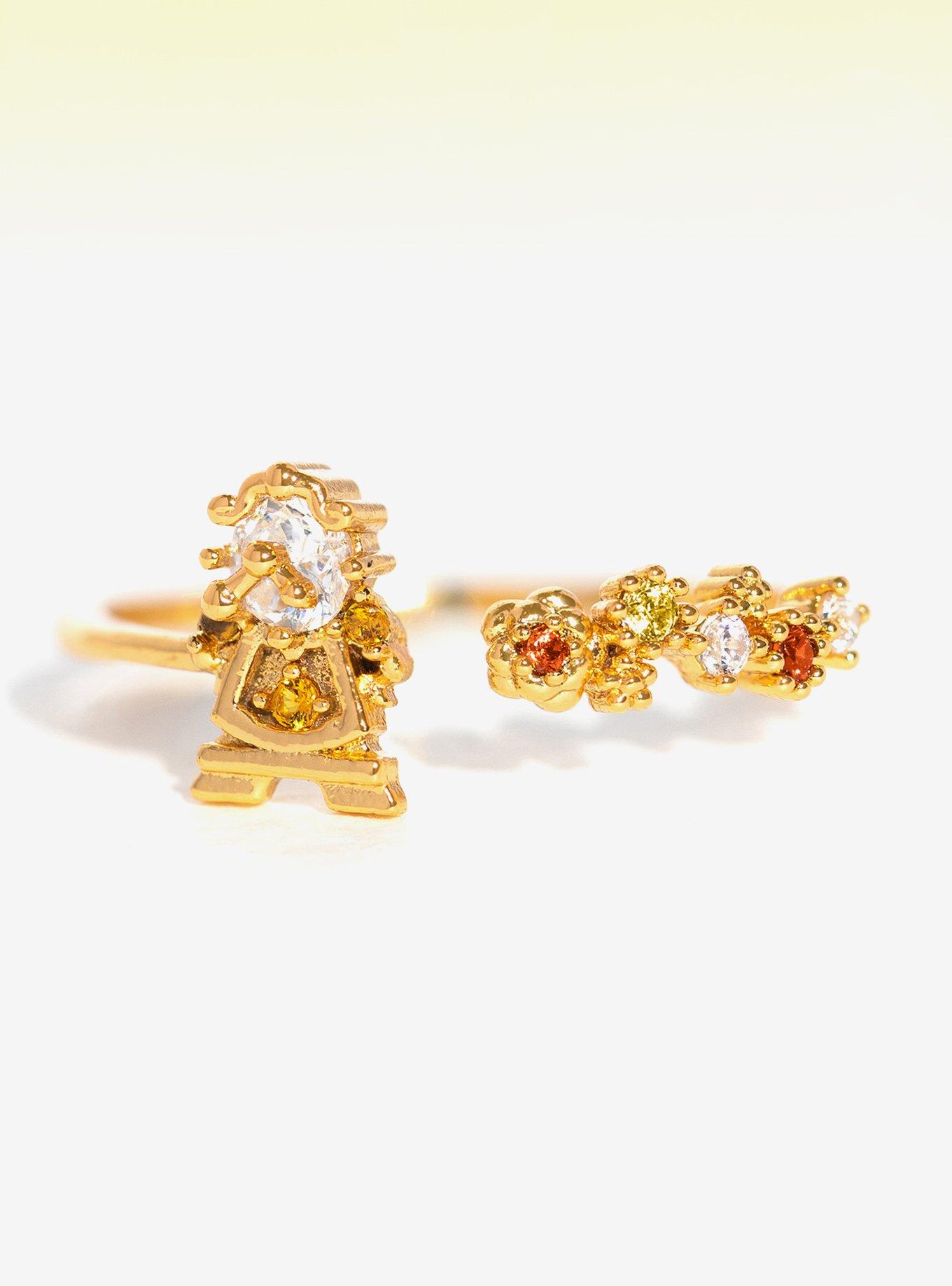 Disney X Girls Crew Beauty And The Beast Cogsworth Ring, , hi-res