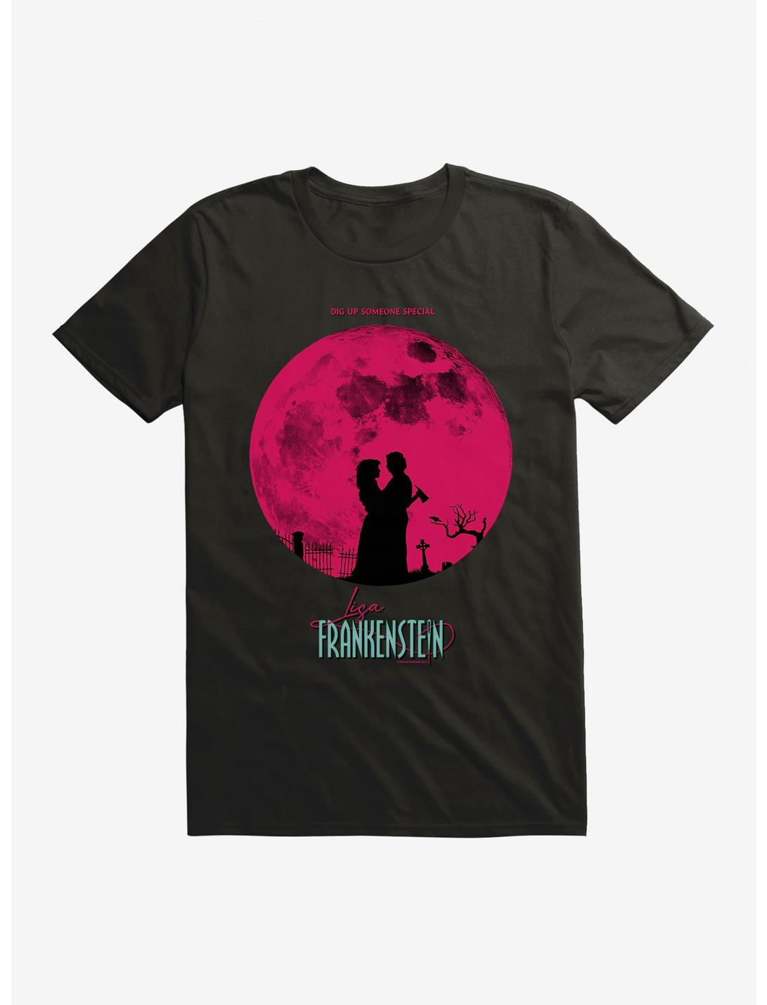 Lisa Frankenstein Moon Silhouette T-Shirt, BLACK, hi-res