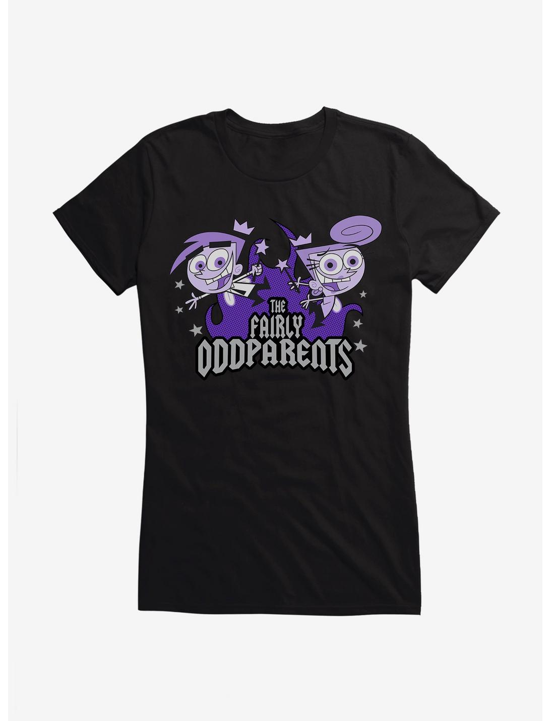 The Fairly Oddparents Cosmo And Wanda Girls T-Shirt, BLACK, hi-res