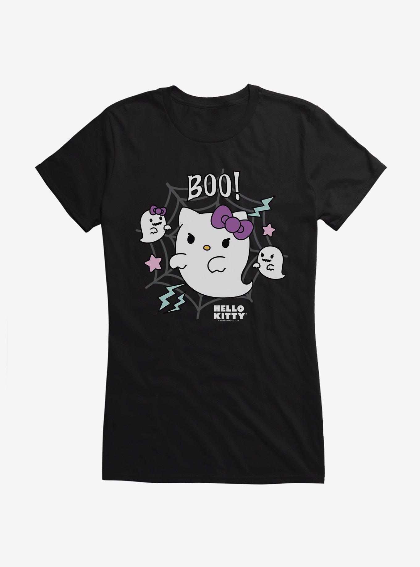 Hello Kitty Ghost Girls T-Shirt, BLACK, hi-res