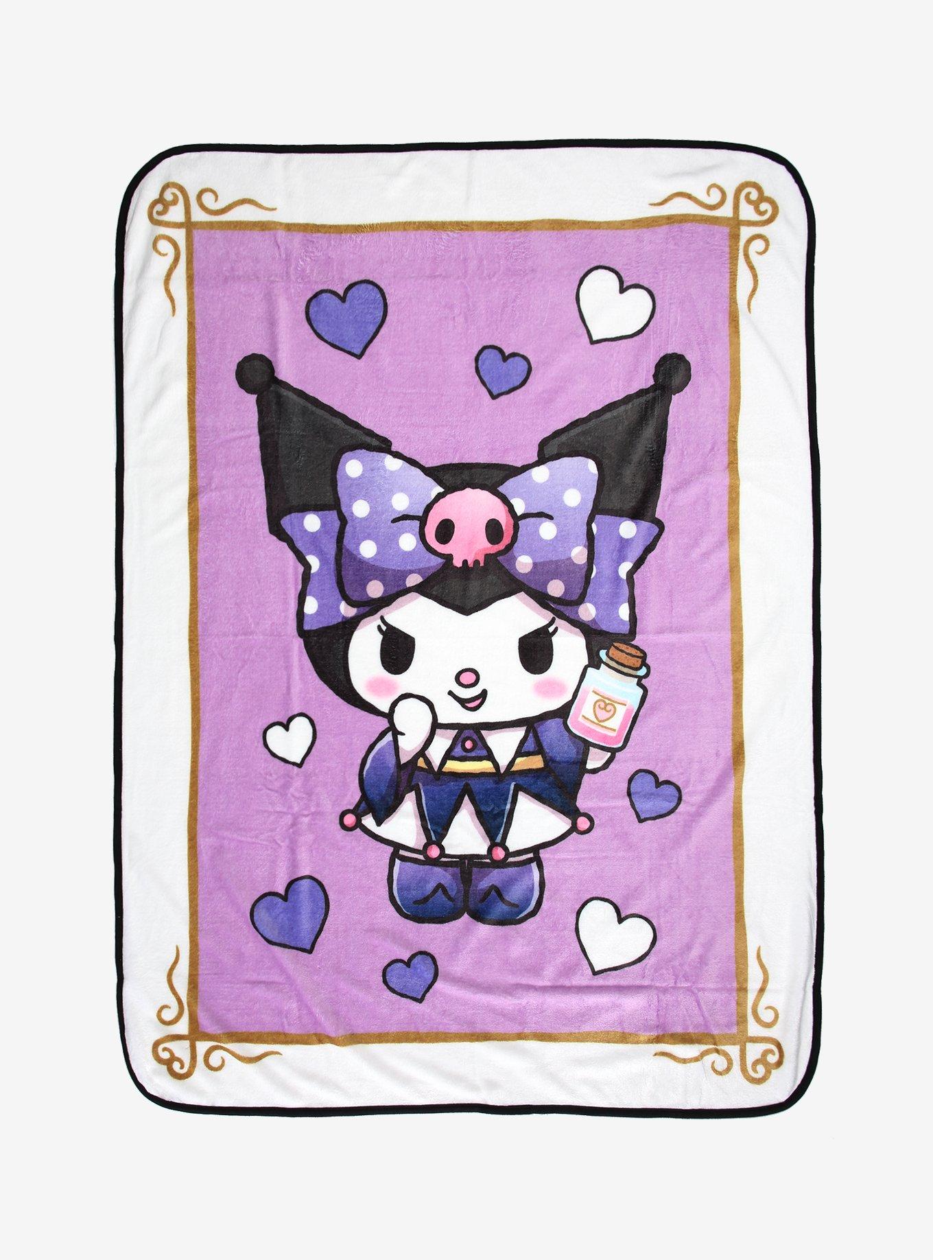 Kuromi Magic Card Throw Blanket, , hi-res