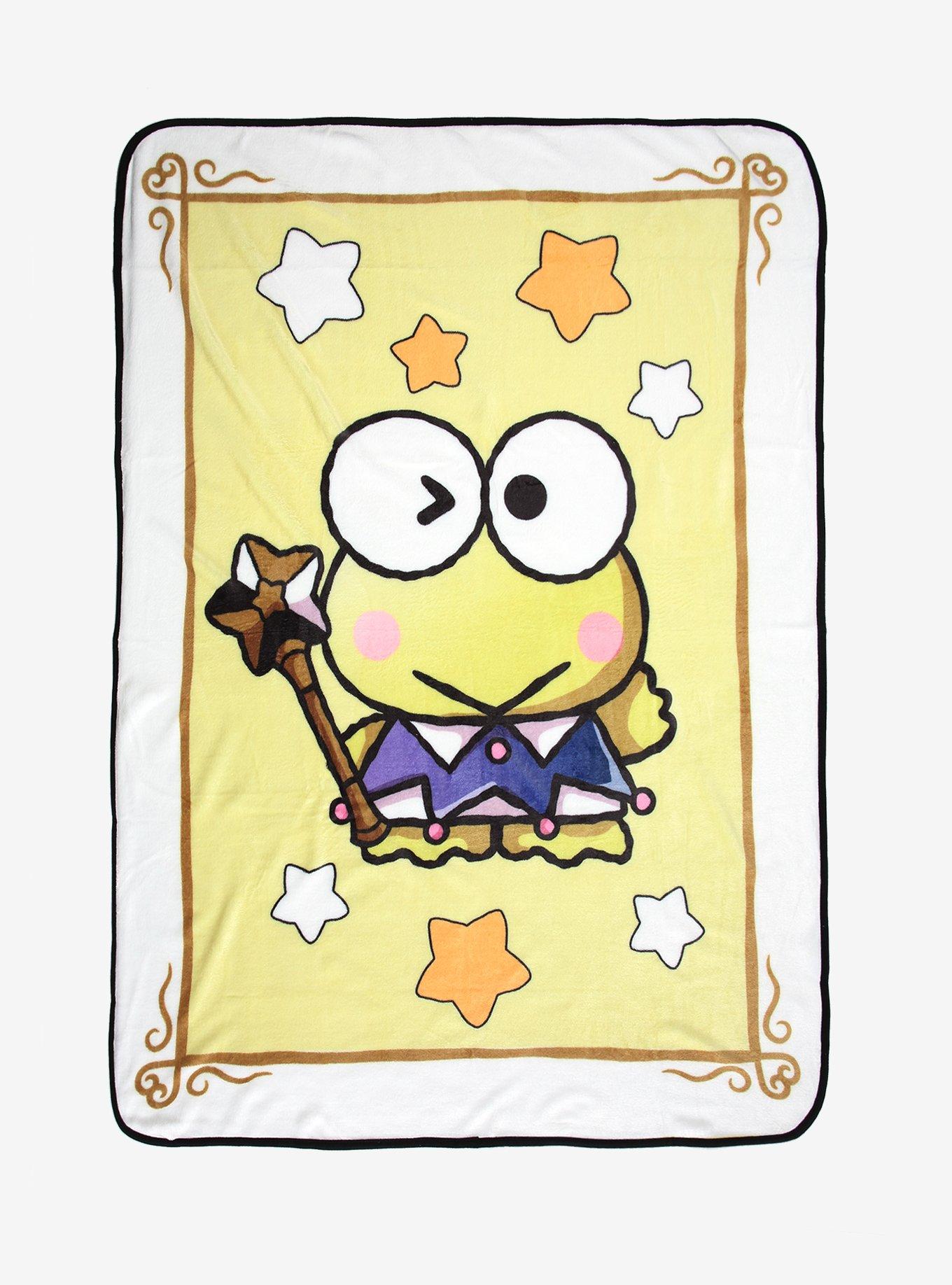 Keroppi Magic Card Throw Blanket, , hi-res