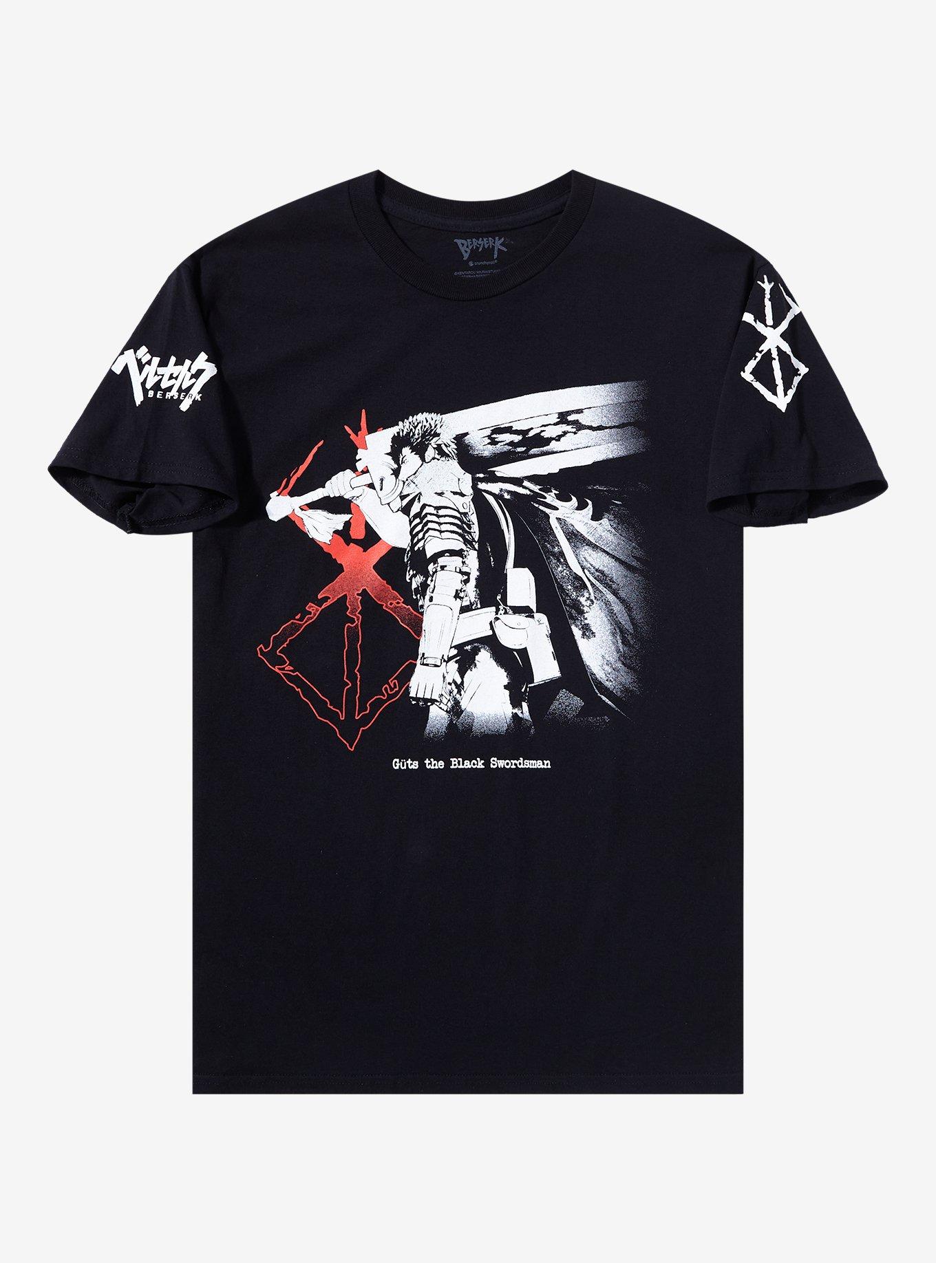 Berserk Guts The Black Swordsman T-Shirt, , hi-res