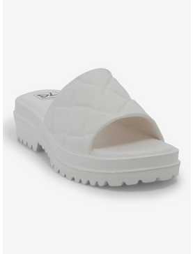 Dirty Laundry Cream Foam Chunky Sandals, , hi-res