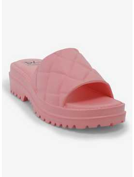 Dirty Laundry Pink Foam Chunky Sandals, , hi-res
