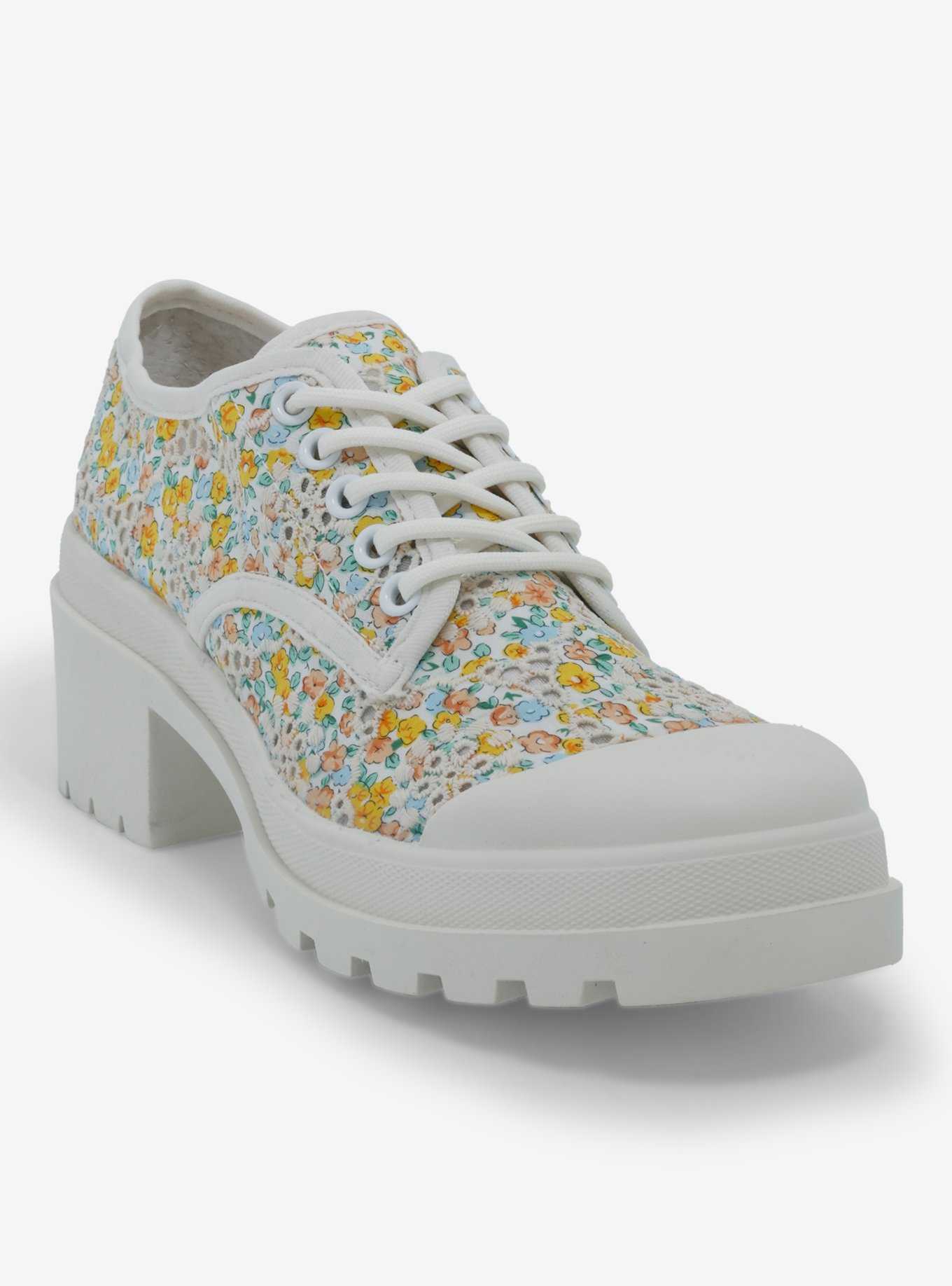Chinese Laundry Floral Heeled Sneakers, , hi-res