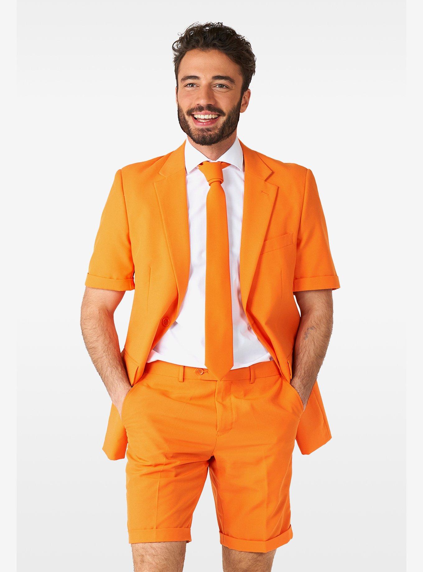 The Orange Summer Short Suit, ORANGE, hi-res