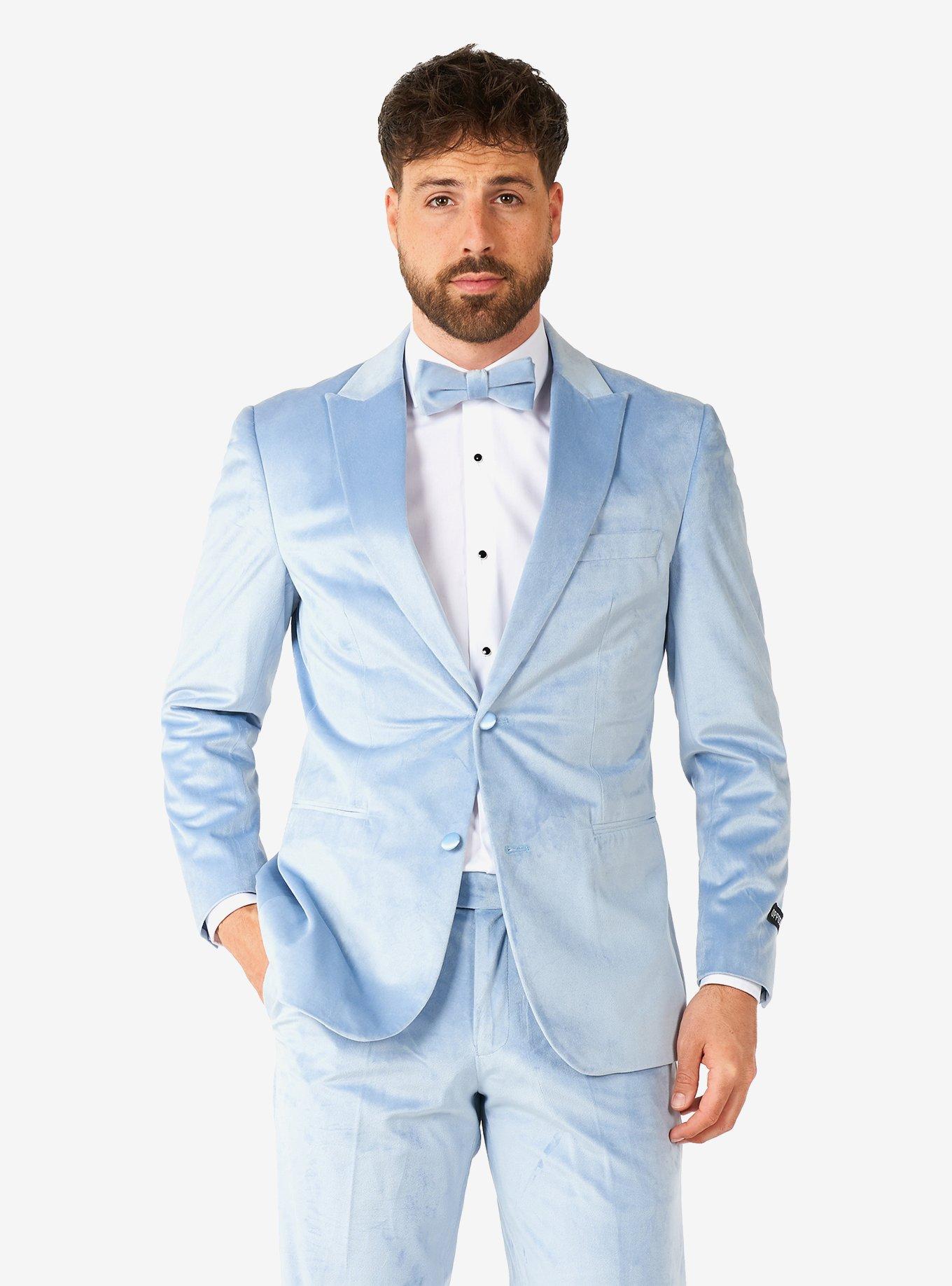 Vintage Blue Velvet Tuxedo, , hi-res