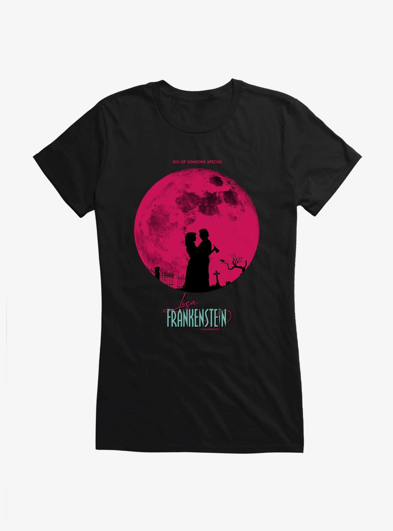 Lisa Frankenstein Moon Silhouette Girls T-Shirt, , hi-res