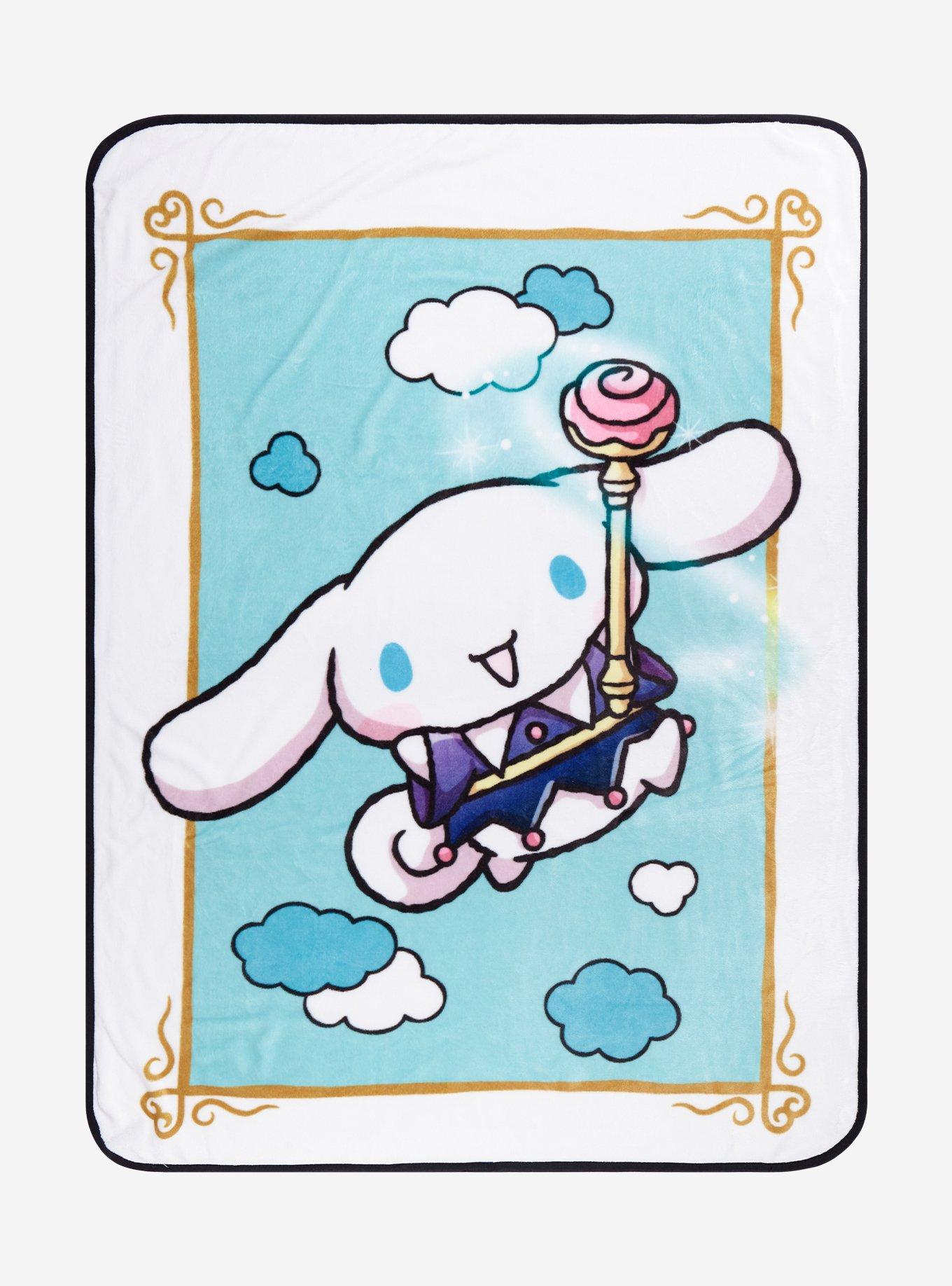 Cinnamoroll Magic Card Throw Blanket, , hi-res