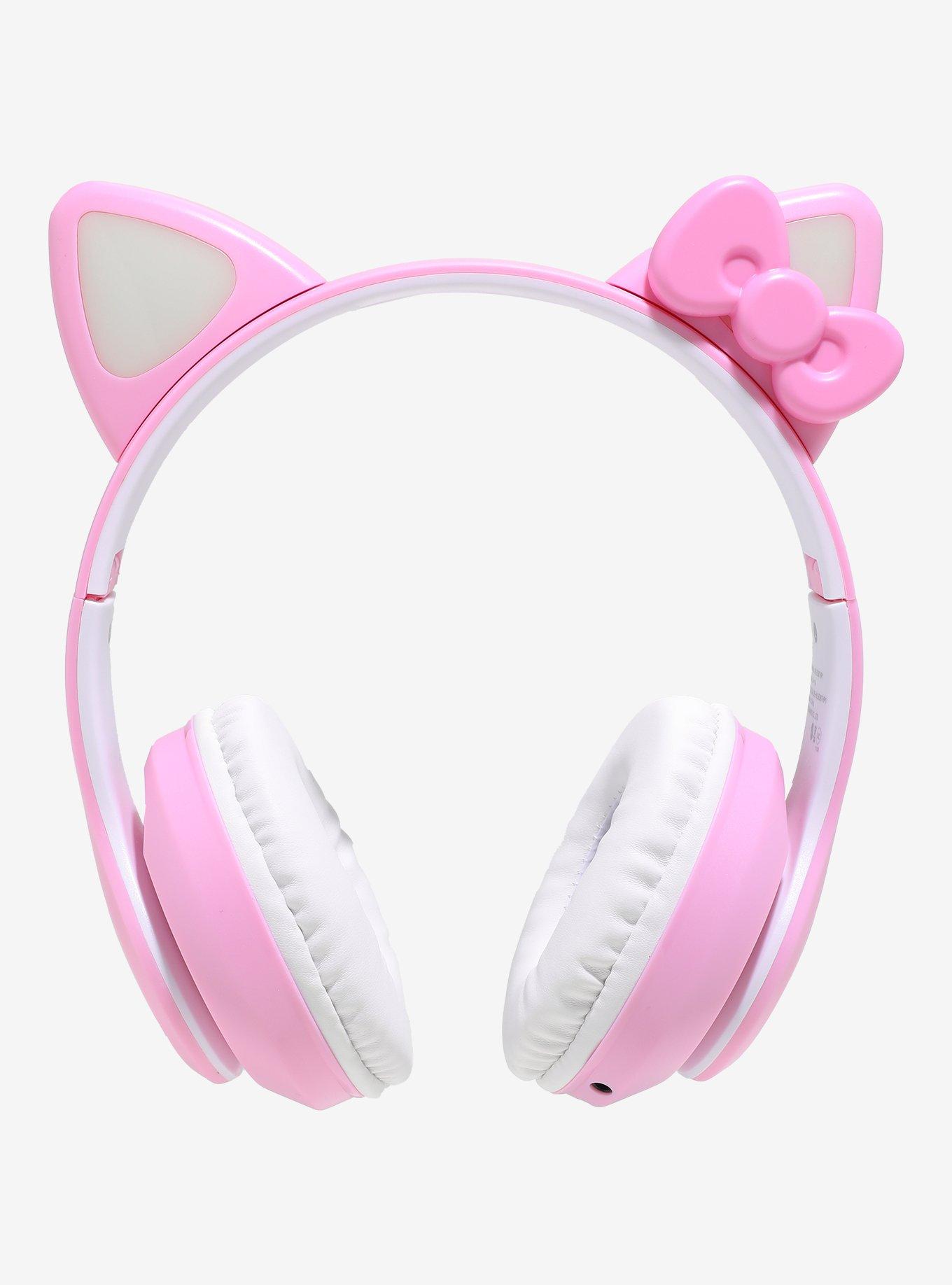 Hello Kitty Ears Light-Up Wireless Headphones, , hi-res