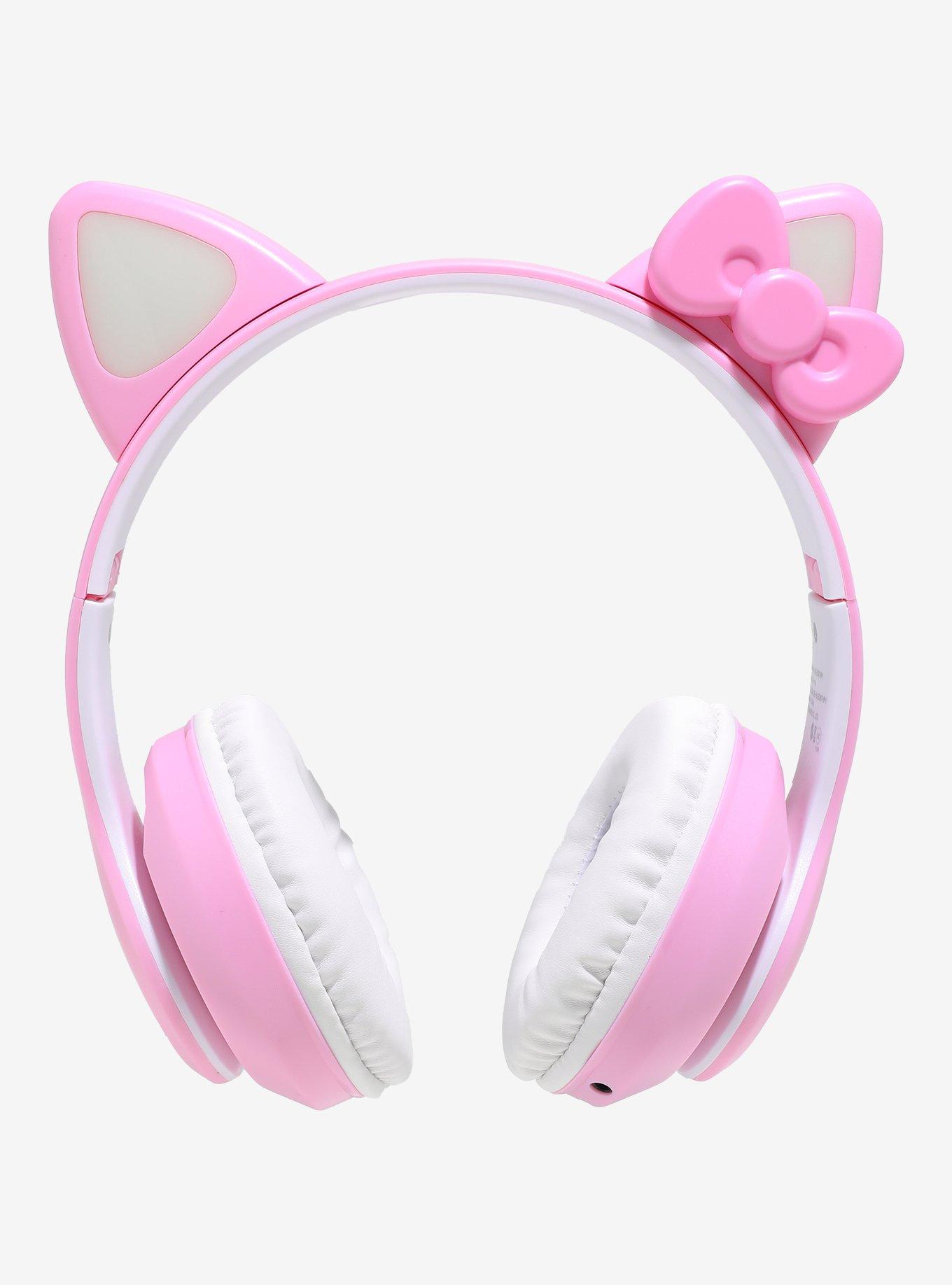 Hello Kitty Ears Light-Up Wireless Headphones 