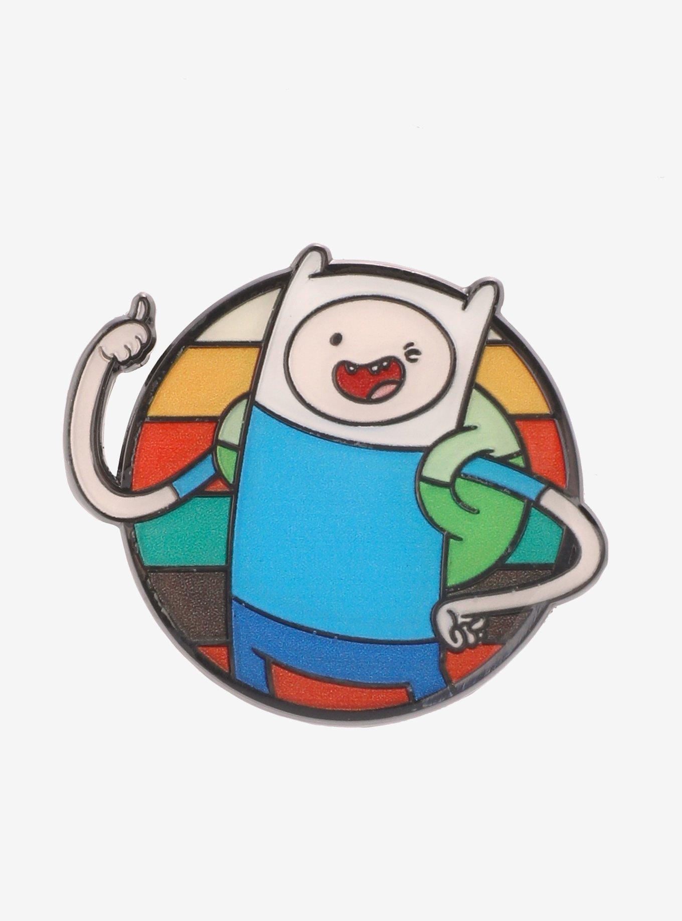Adventure Time Finn Thumbs Up Enamel Pin — BoxLunch Exclusive, , hi-res