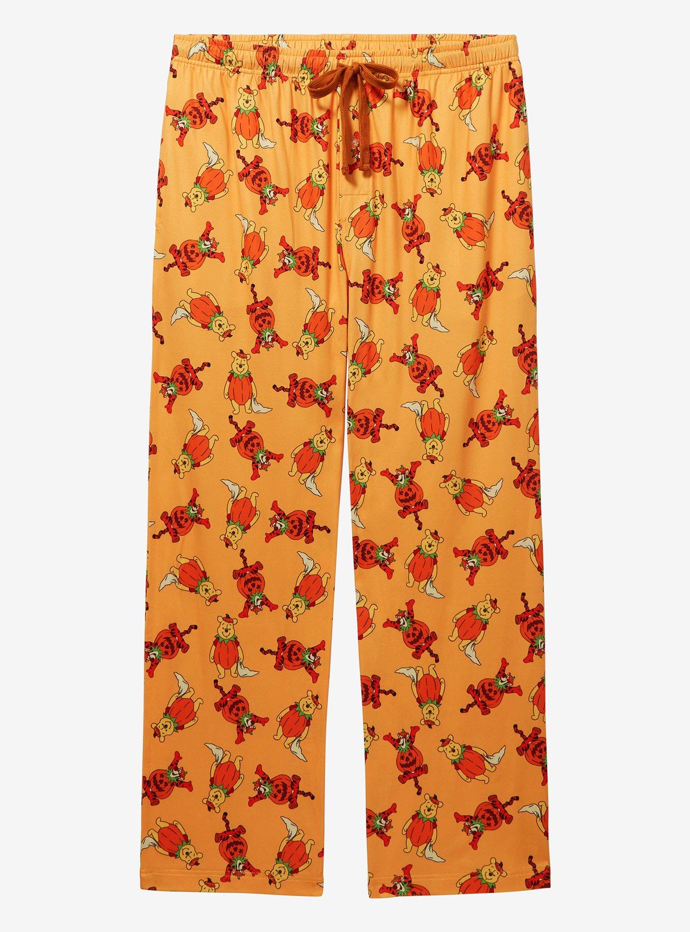 Disney Winnie the Pooh Tigger and Pooh Pumpkin Allover Print Pajama Pants, MULTI, hi-res