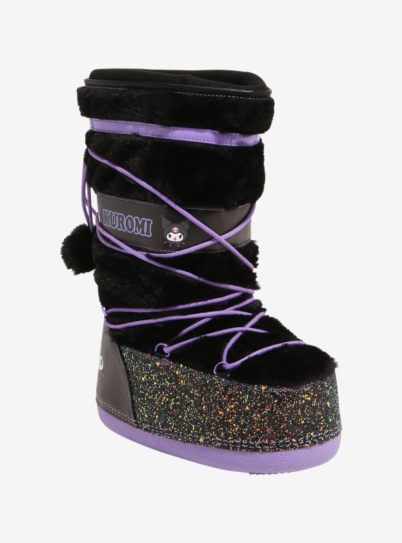 Kuromi X YRU Fuzzy Blizz Boots, MULTI, hi-res