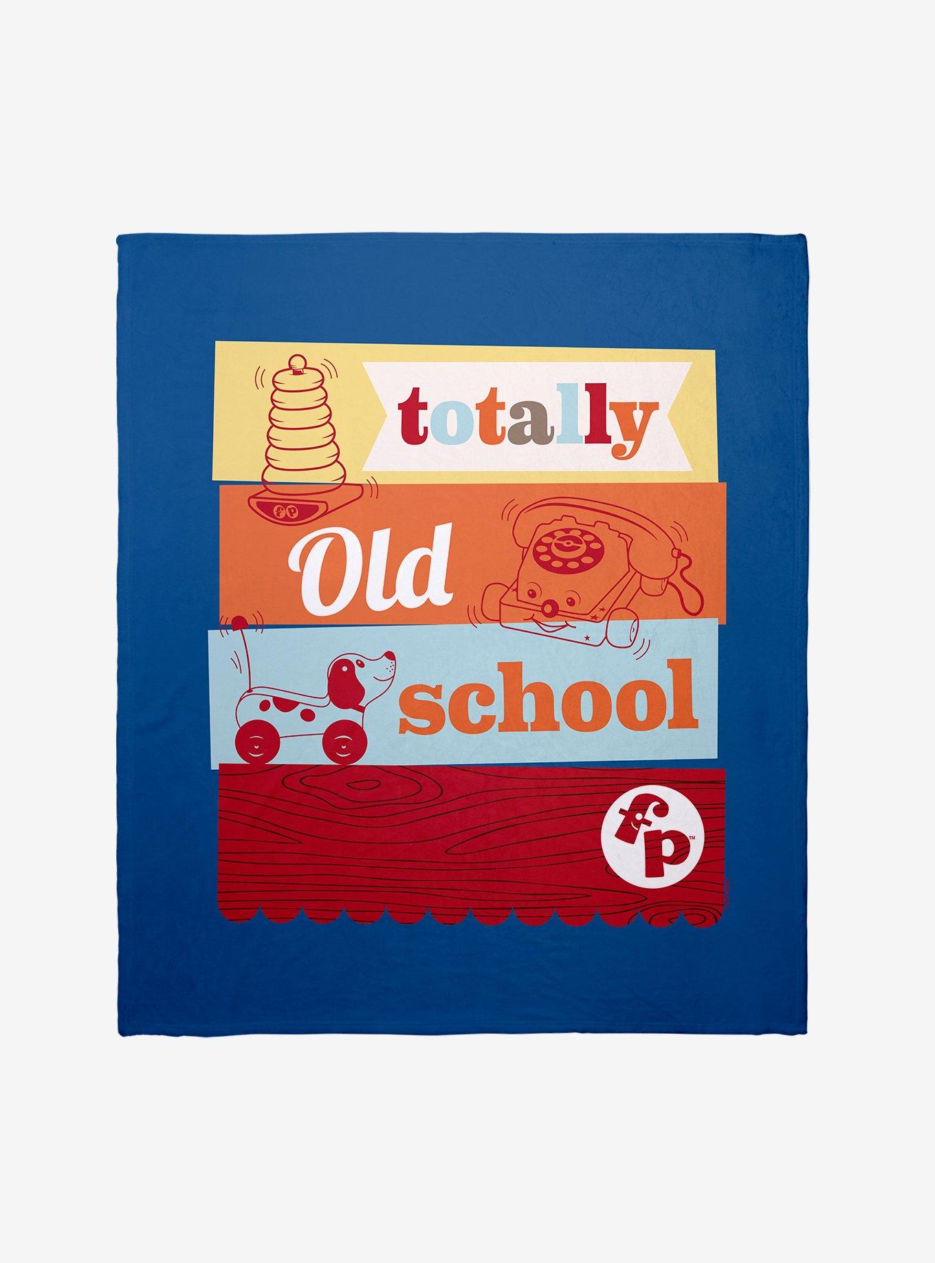 Fisher Price Totally Old School Throw Blanket