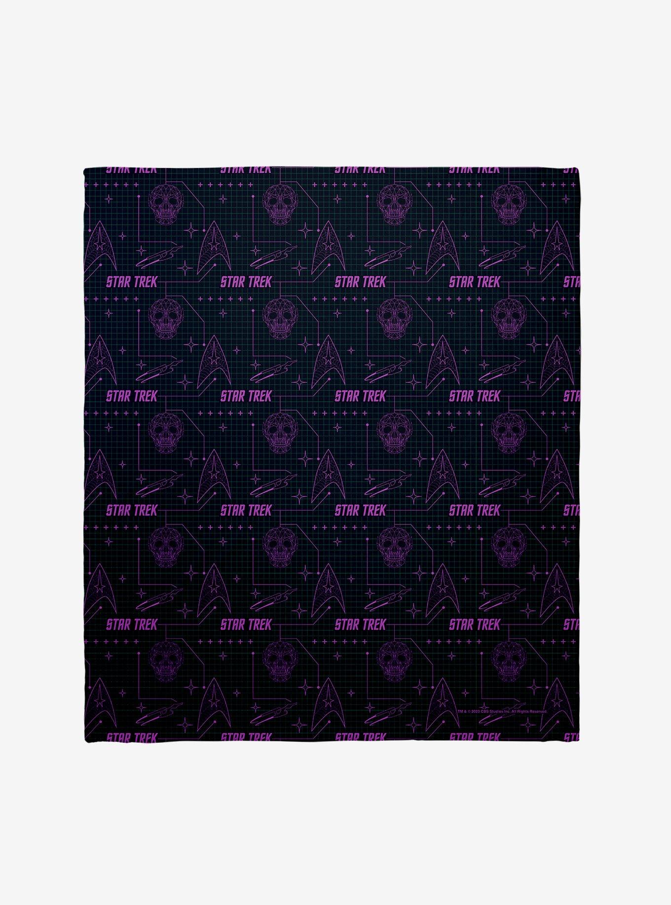 Star Trek Pink Logo Throw Blanket, , hi-res