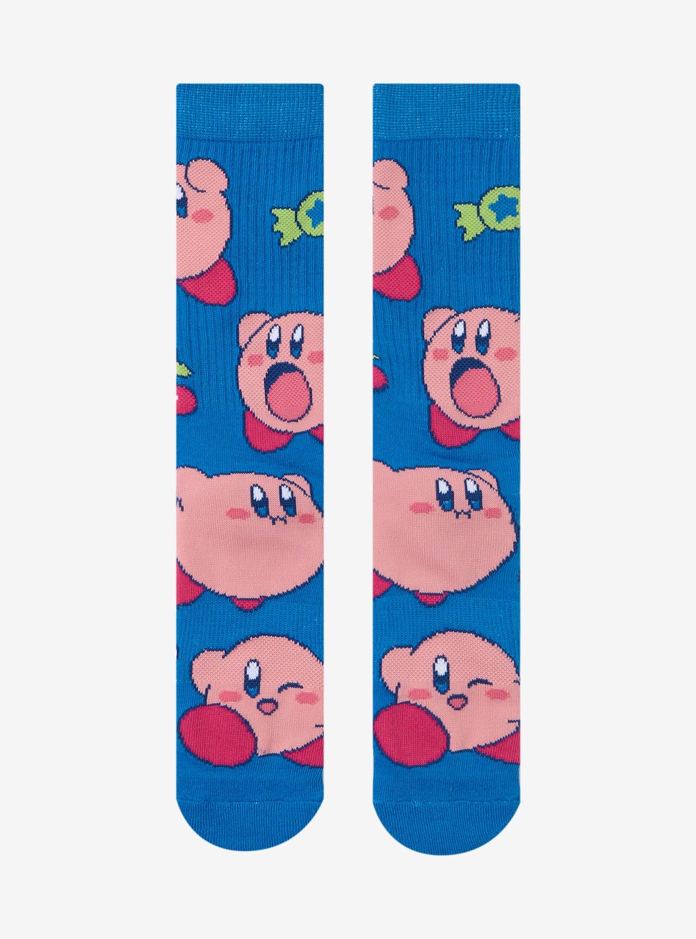 Nintendo Kirby Allover Print Crew Socks - BoxLunch Exclusive