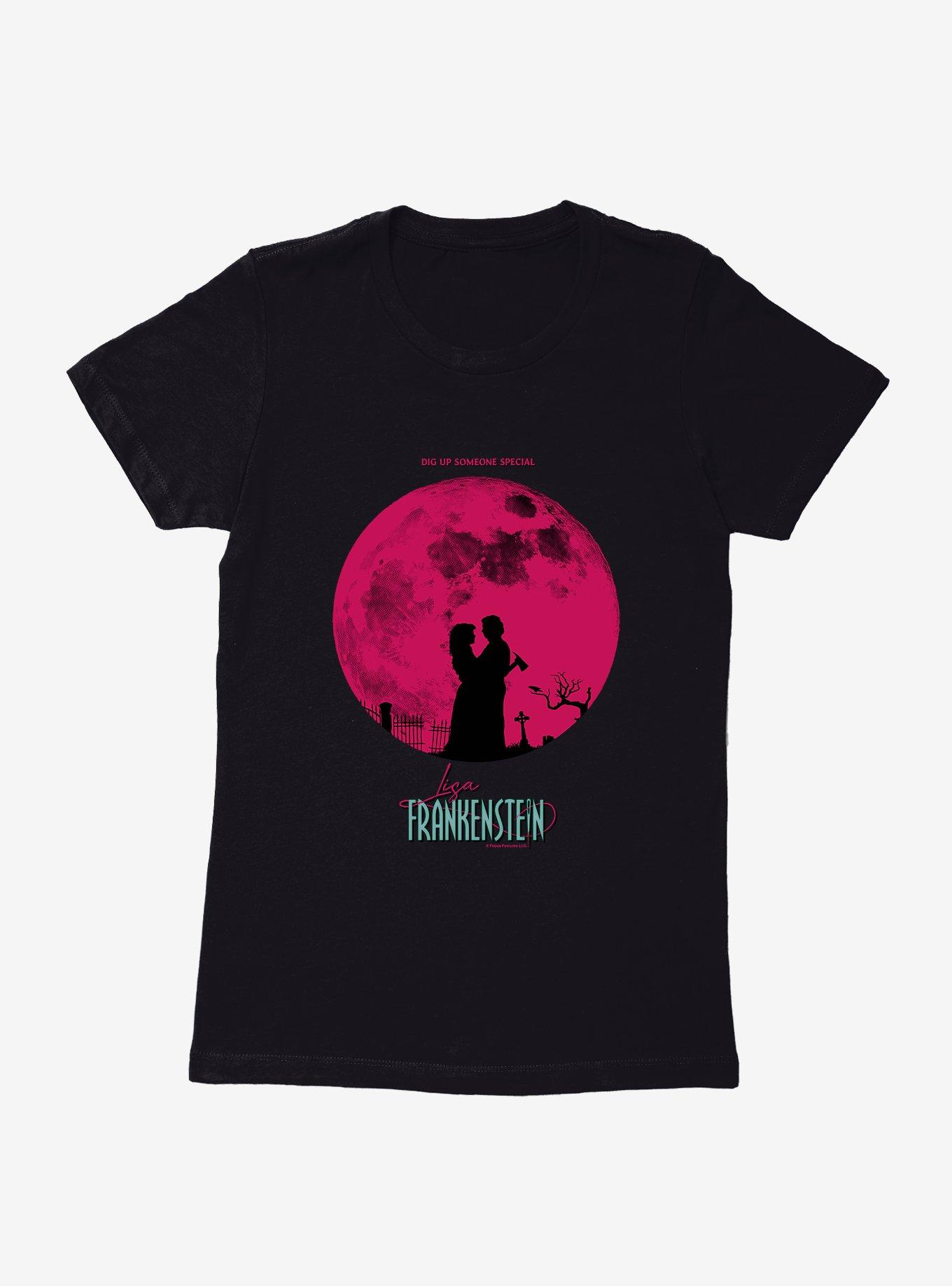 Lisa Frankenstein Moon Silhouette Womens T-Shirt, , hi-res
