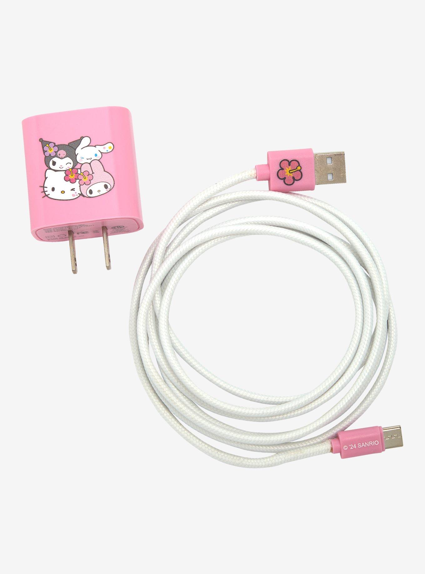 Hello Kitty And Friends Kogyaru USB-C To USB-A Charging Cable, , hi-res