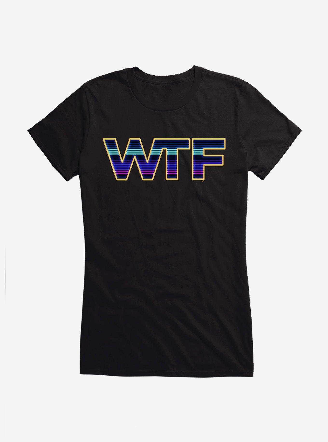 MLW: Major League Wrestling WTF Logo Girls T-Shirt, , hi-res