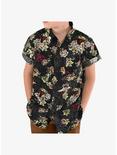 Star Wars Boba Fett Floral Youth Woven Button-Up, MULTI, hi-res
