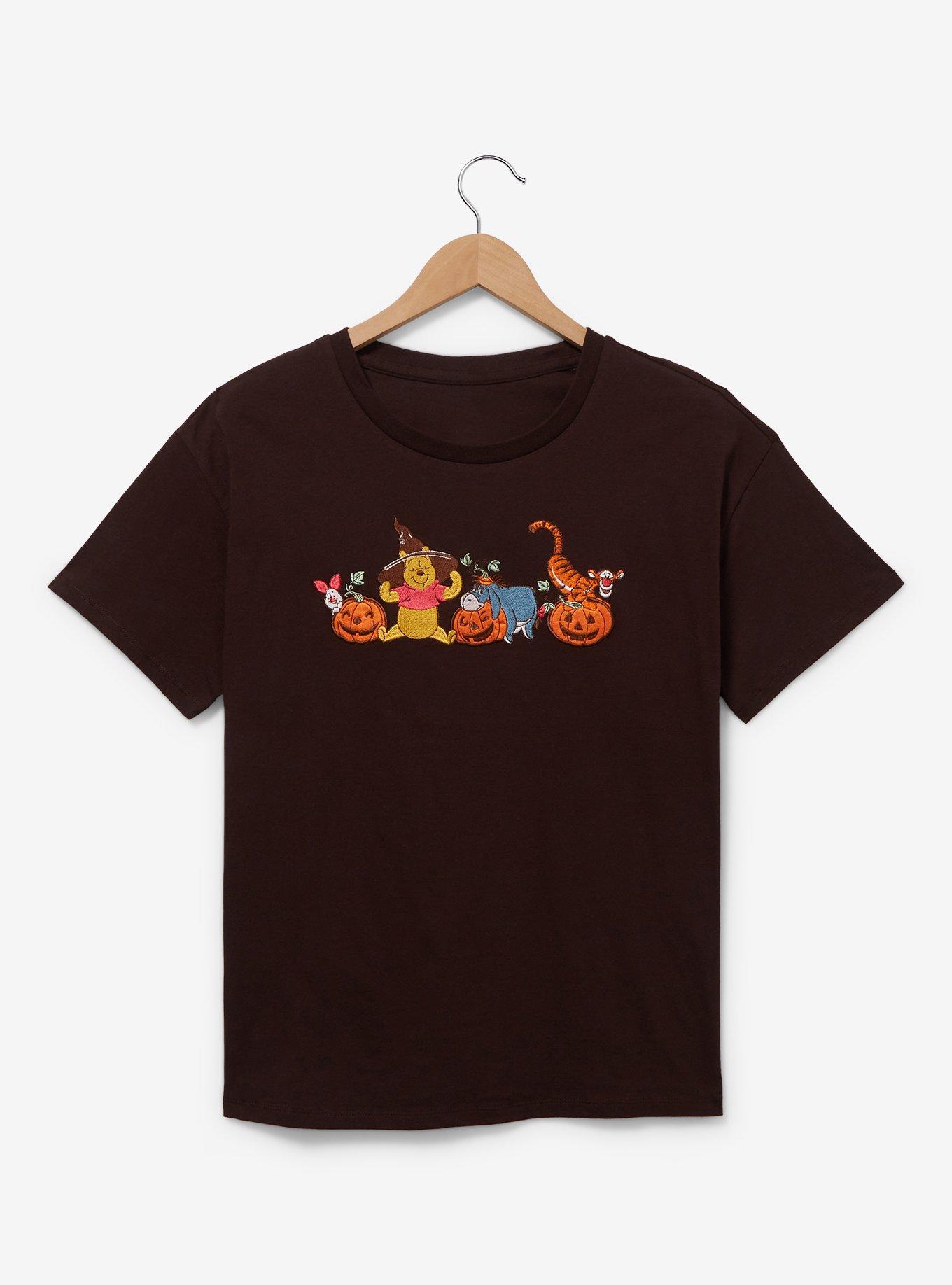 Disney Winnie the Pooh Halloween Embroidered Women's T-Shirt — BoxLunch Exclusive