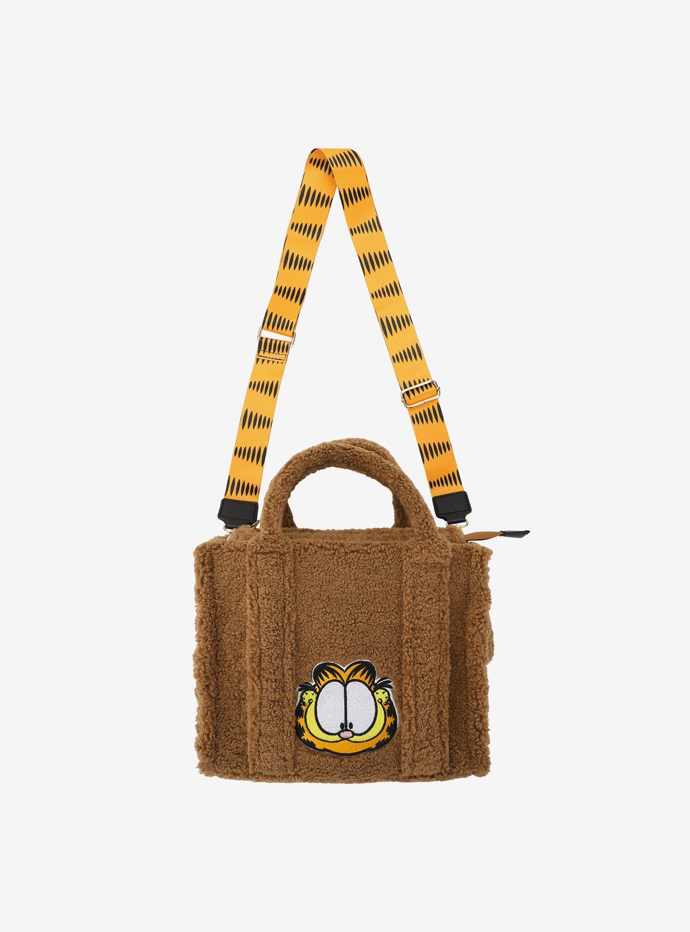 Garfield Brown Sherpa Tote Bag, , hi-res