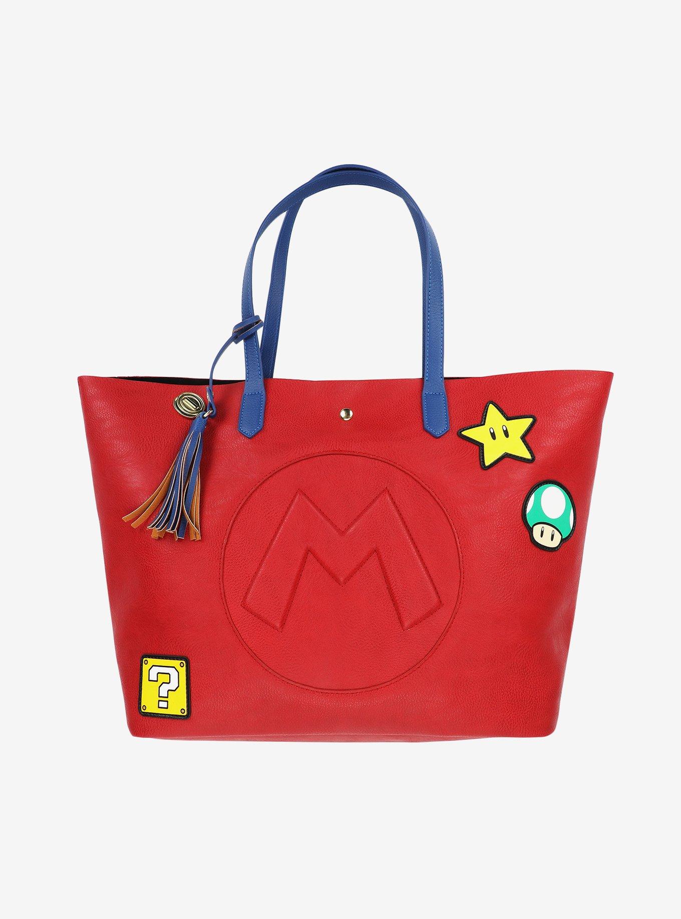 Super Mario Bros. Mario Icons Tote Bag, , hi-res