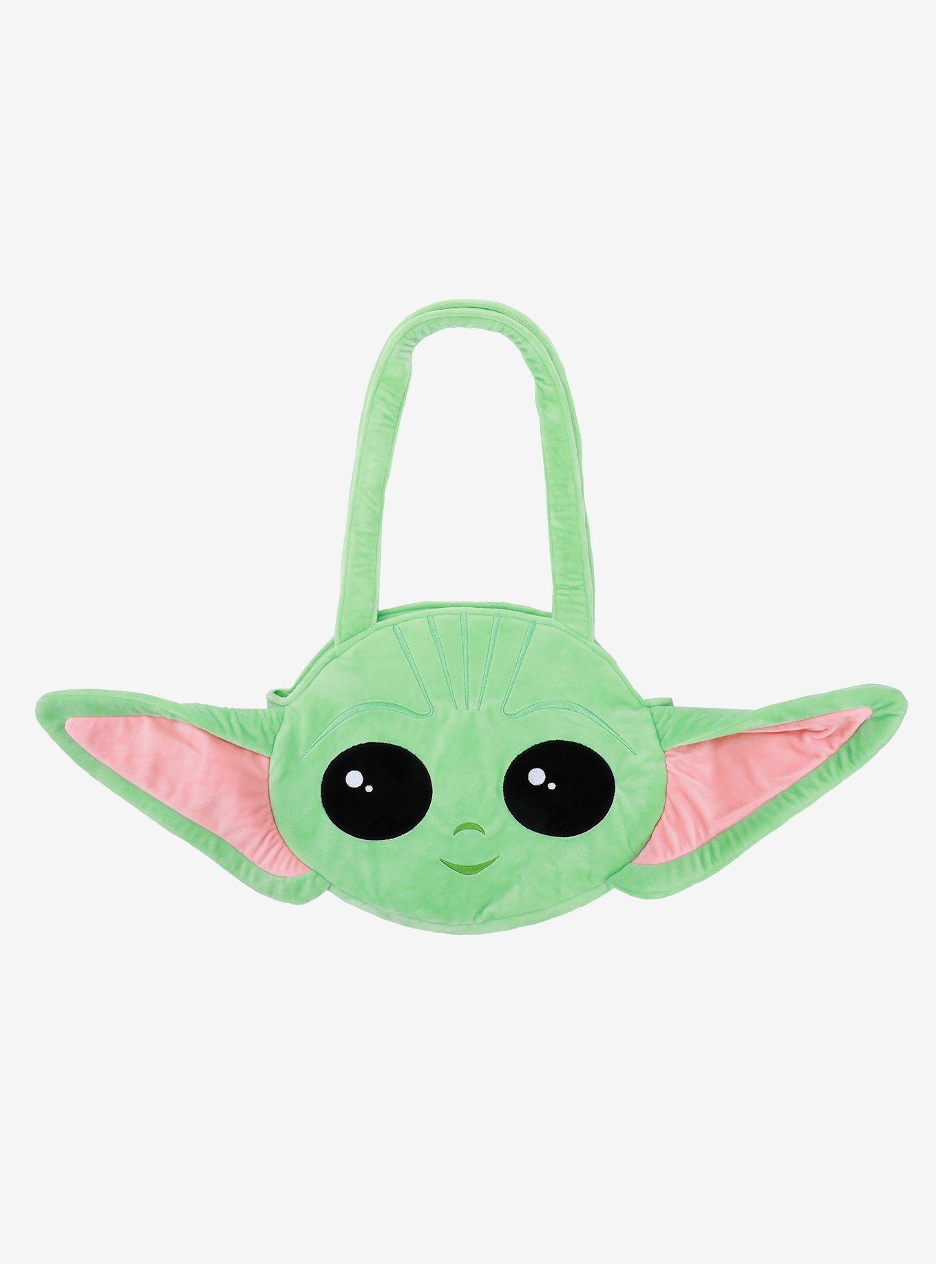 Star Wars The Mandalorian Grogu Chibi Plush Tote Bag, , hi-res