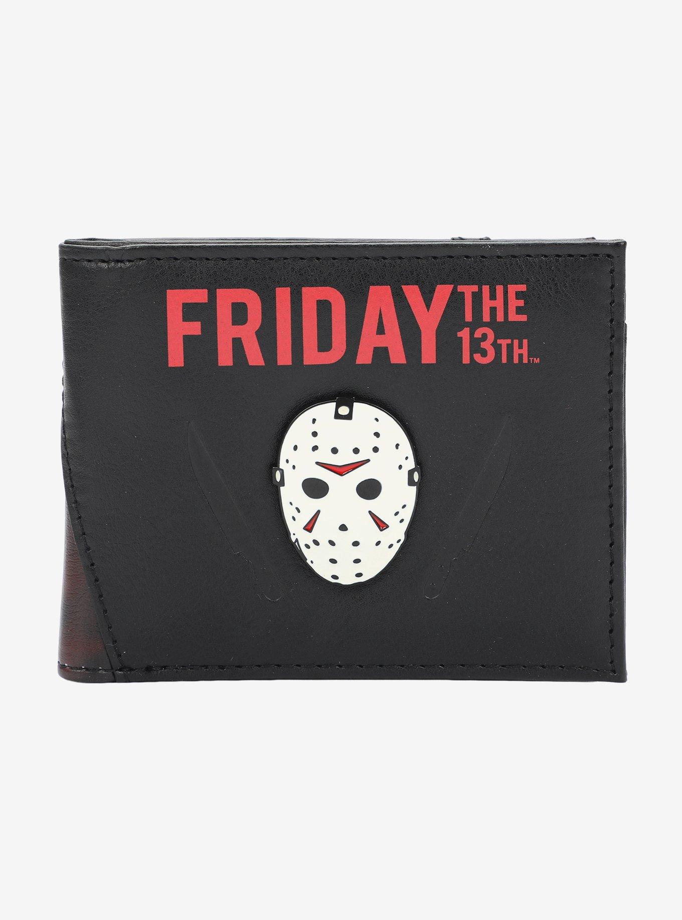 Friday The 13th Jason Mask Bifold Wallet, , hi-res